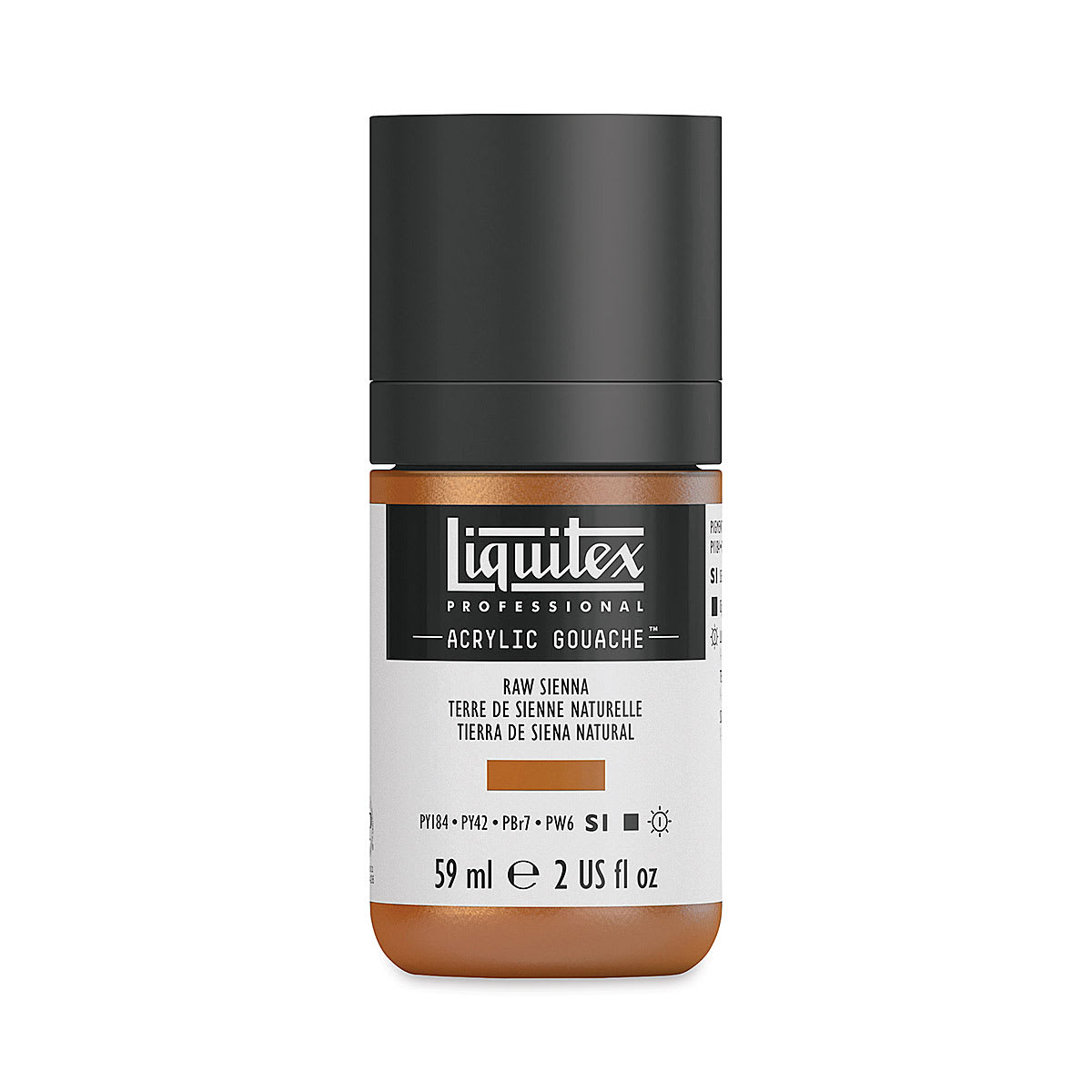 Liquitex Acrylic Gouache - Raw Sienna, 59 ml