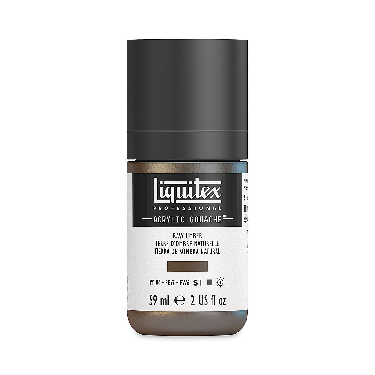 Liquitex Acrylic Gouache - Raw Umber, 59 ml