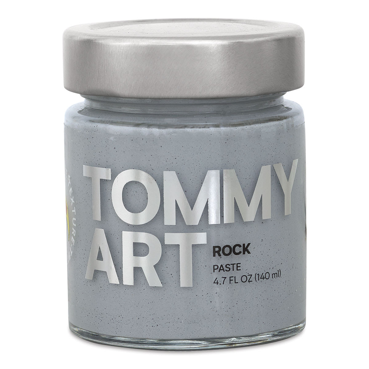 Tommy Art Paste - Front view of 140 ml Rock Jar
