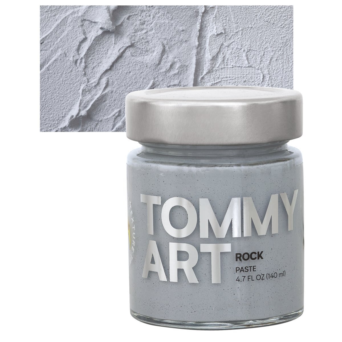Tommy Art DIY System - Rock Paste, 140 ml jar and swatch