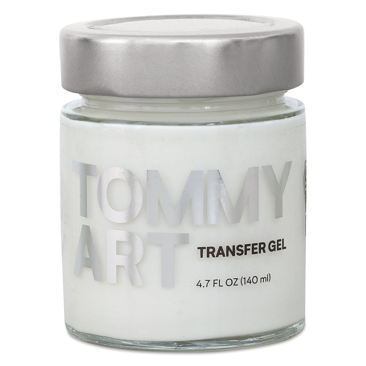 Tommy Art Gel - Front of 140 ml Transfer Gel Jar