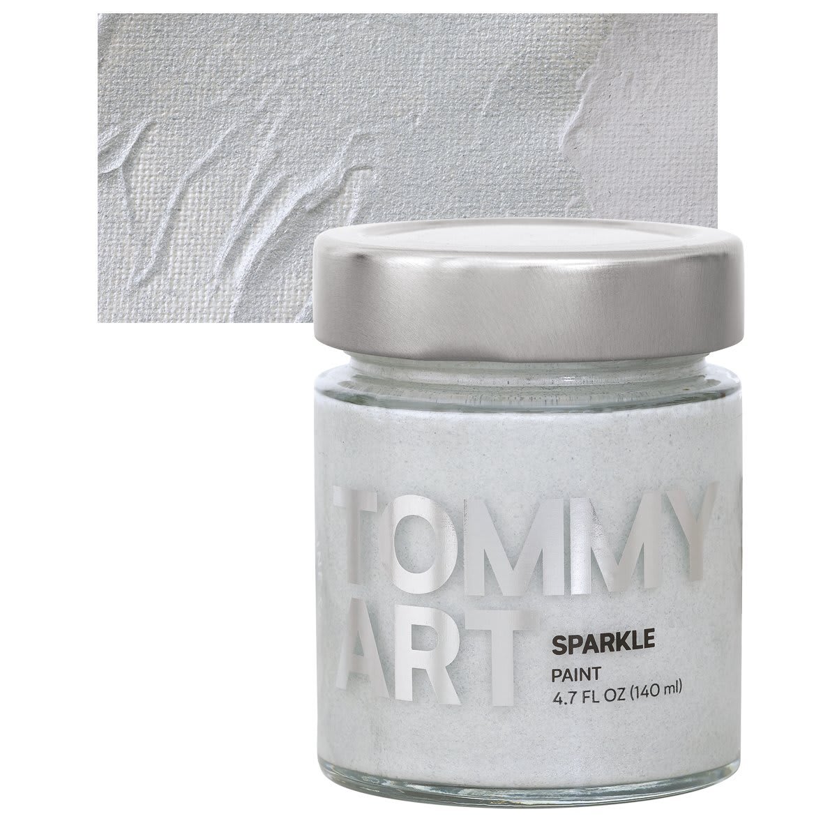 Tommy Art Mineral Paint - Sparkle Paint and swatch