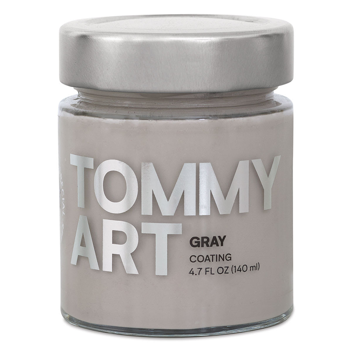 Tommy Art Coatings - Front of 140 ml Gray Coating