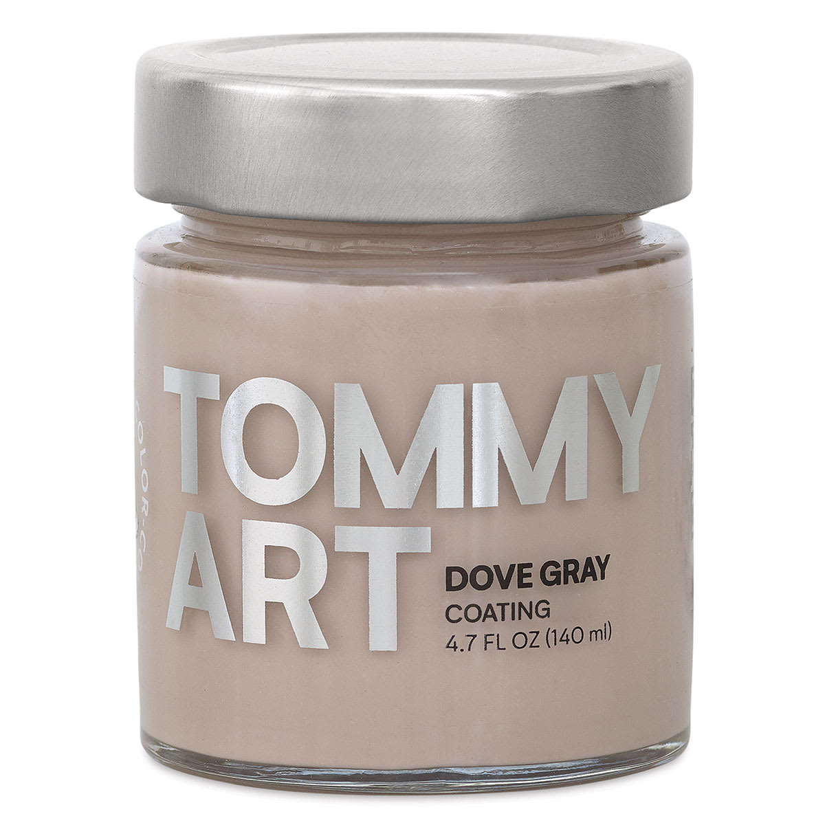 Tommy Art Coatings - Front of 140 ml Dove Gray Coating