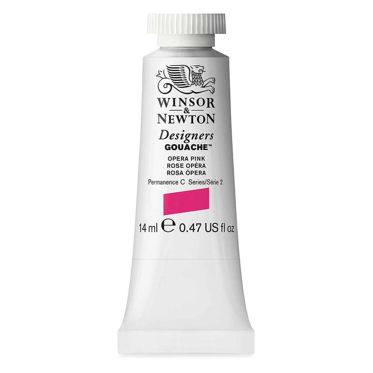 Winsor & Newton Designers Gouache - Opera Pink, 14 ml tube