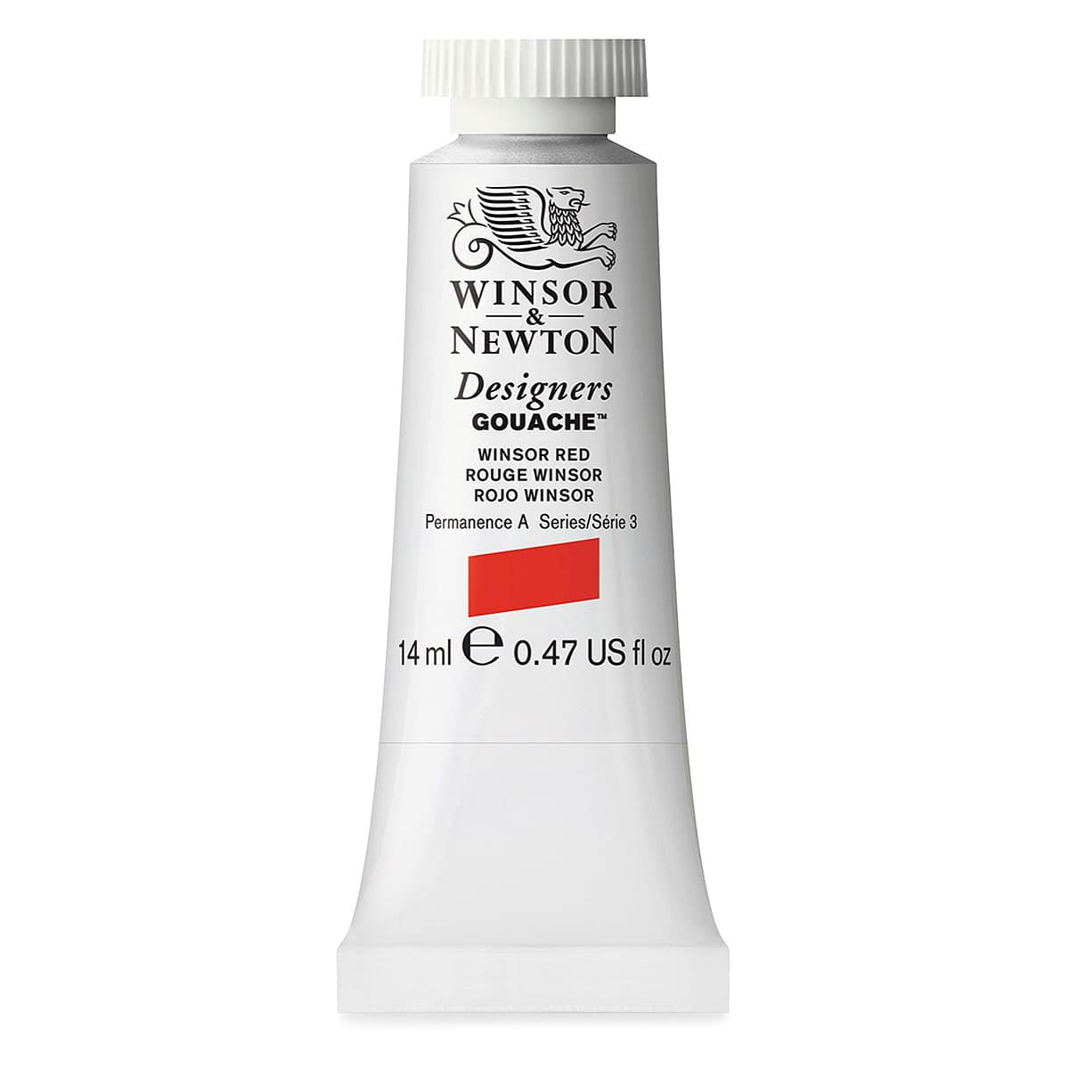 Winsor & Newton Designers Gouache - Winsor Red, 14 ml tube