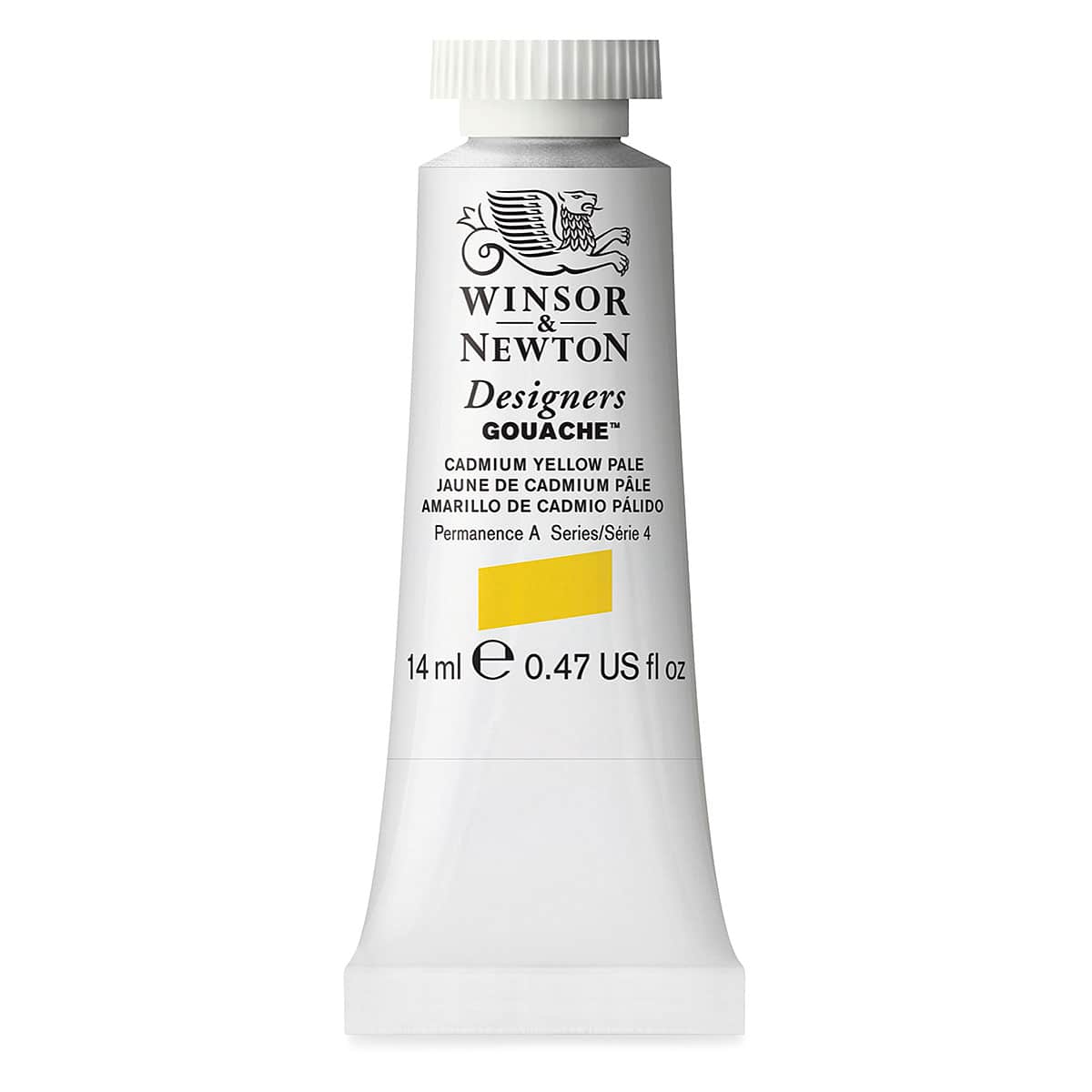 Winsor & Newton Designers Gouache - Cadmium Yellow Pale, 14 ml tube