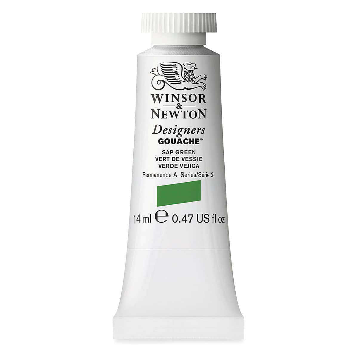 Winsor & Newton Designers Gouache - Sap Green, 14 ml tube