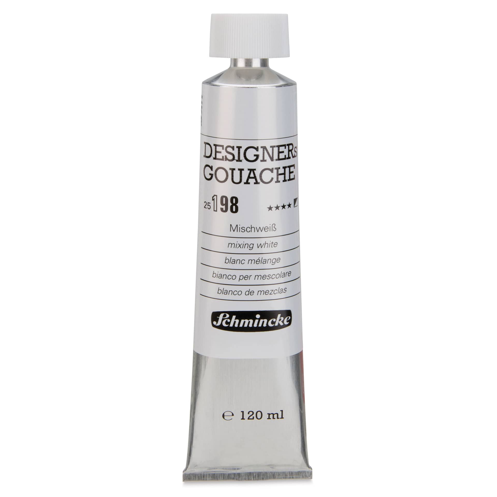 Schmincke Designers Gouache - Mixing White, 120 ml Tube