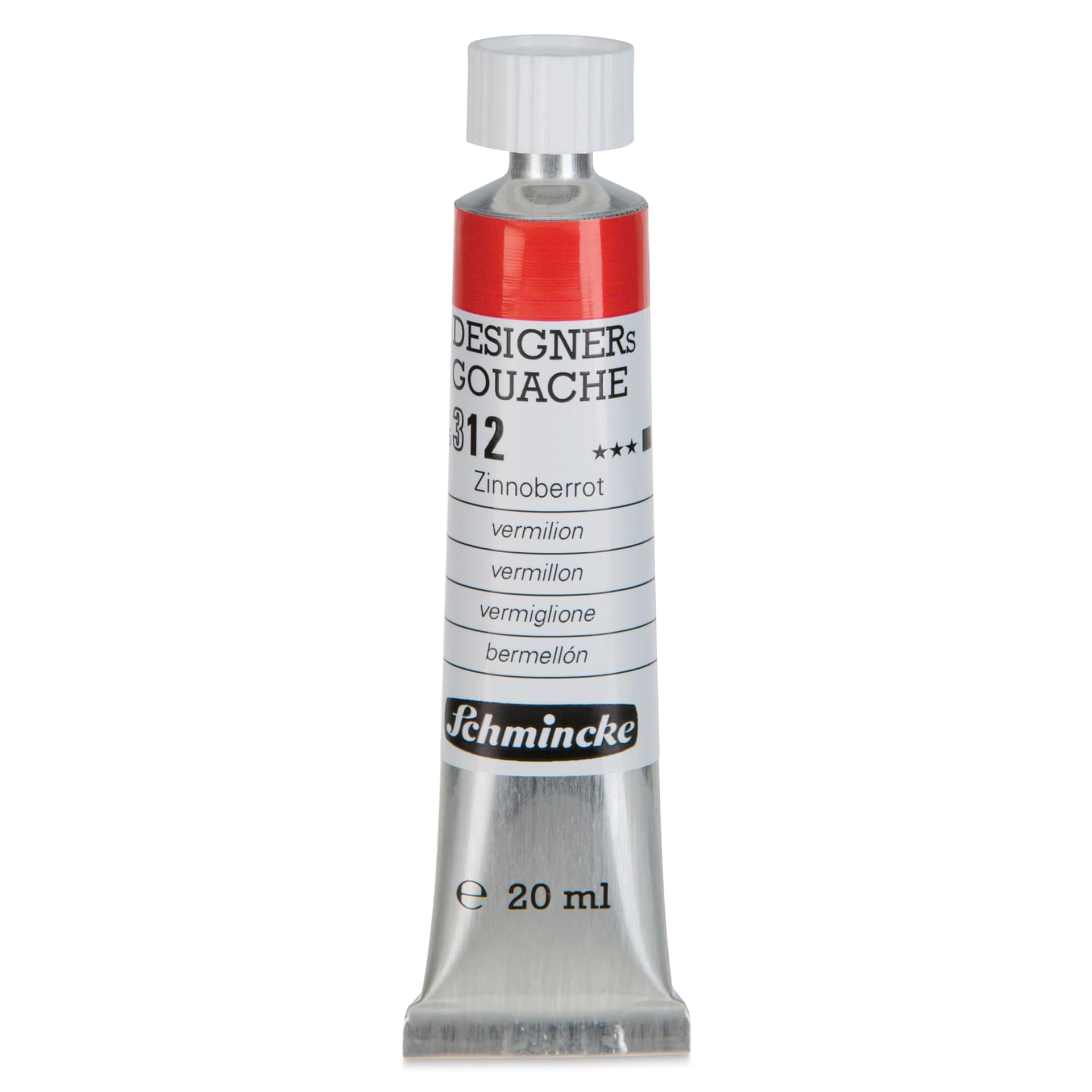 Schmincke Designers Gouache - Vermilion, 20 ml Tube