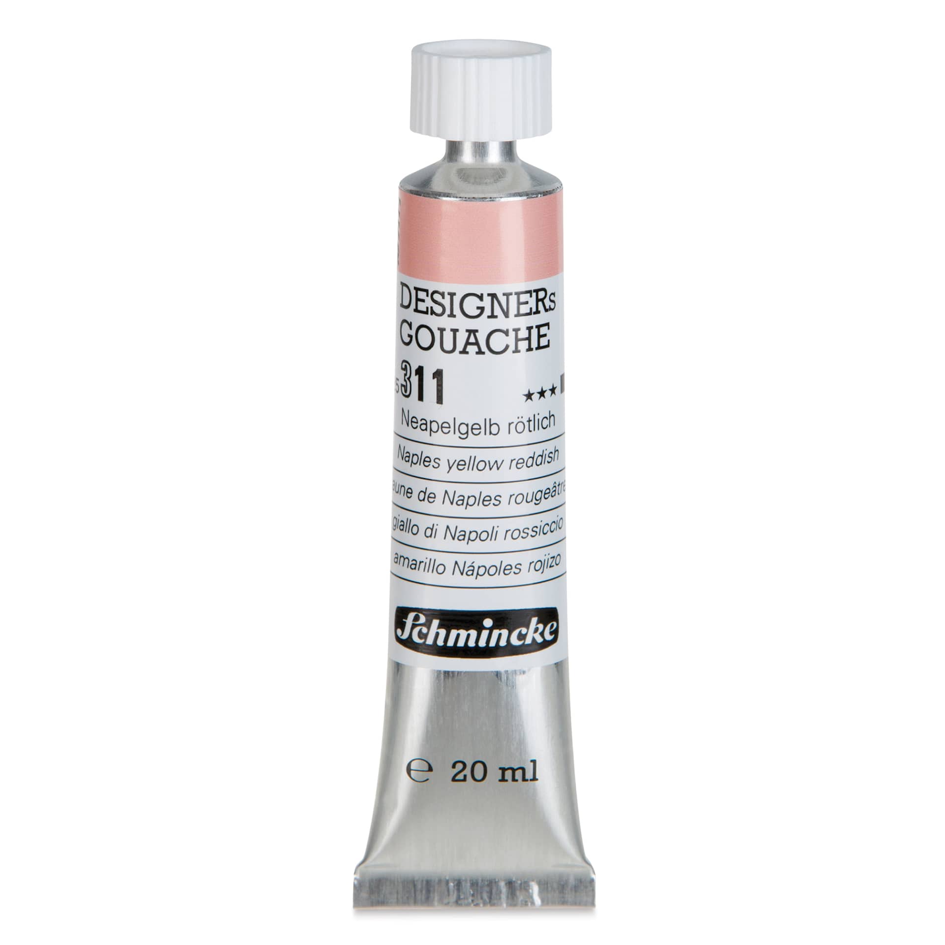 Schmincke Designers Gouache - Naples Yellow Reddish, 20 ml Tube