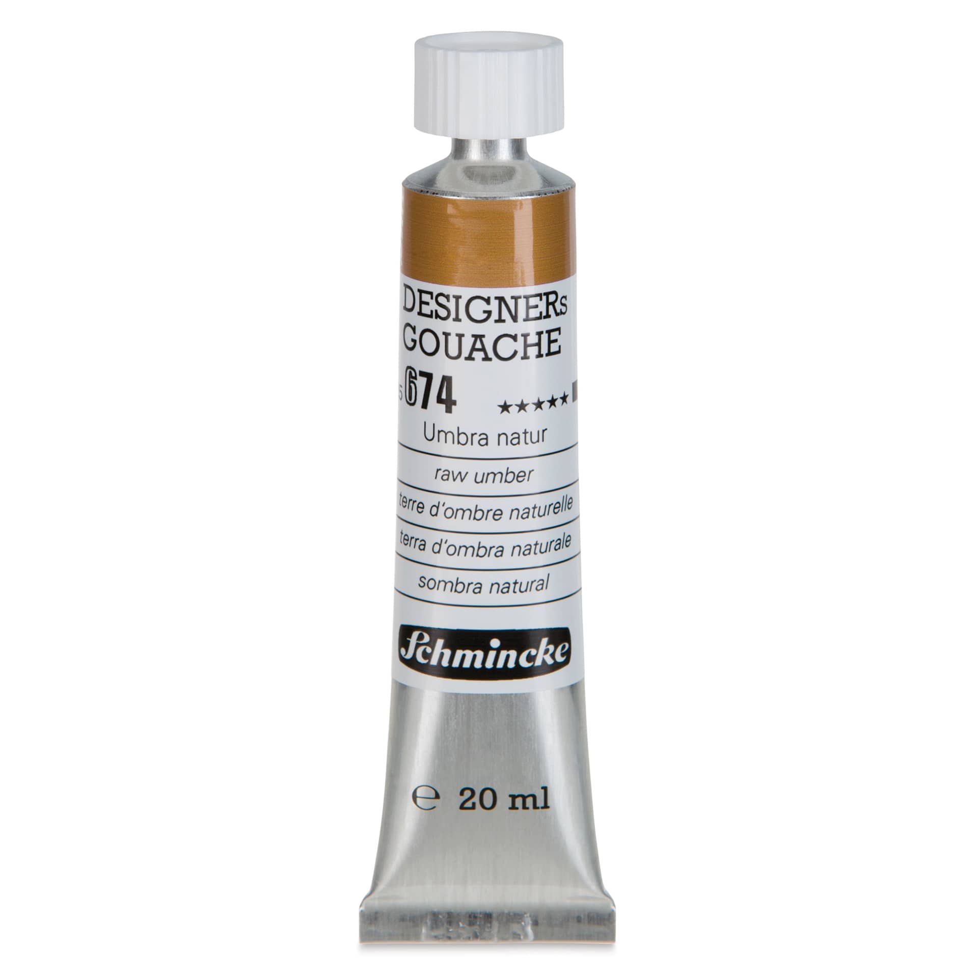 Schmincke Designers Gouache - Raw Umber, 20 ml Tube