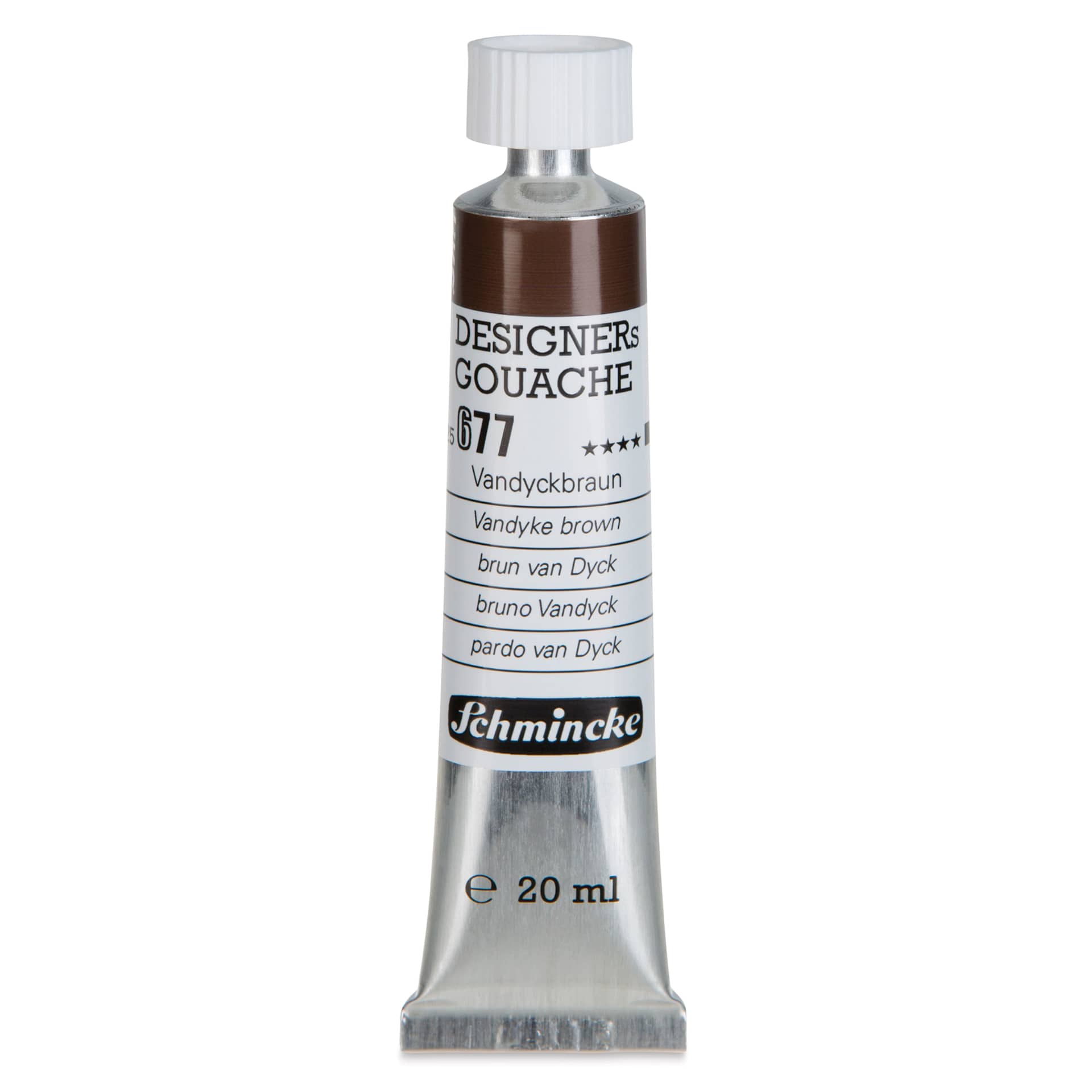 Schmincke Designers Gouache - Vandyke Brown, 20 ml Tube
