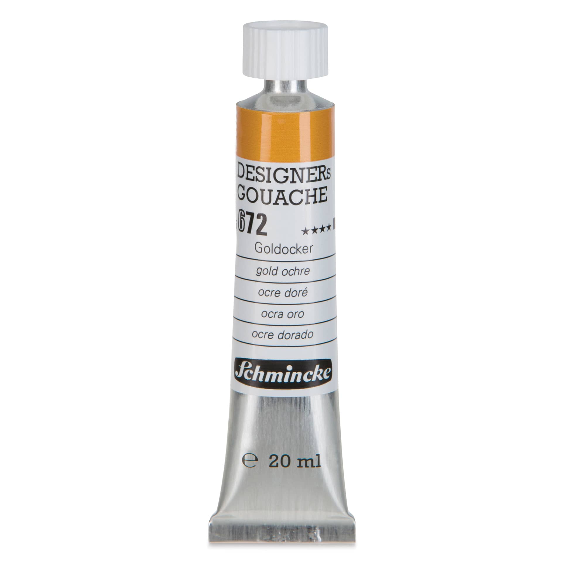 Schmincke Designers Gouache - Gold Ochre, 20 ml Tube