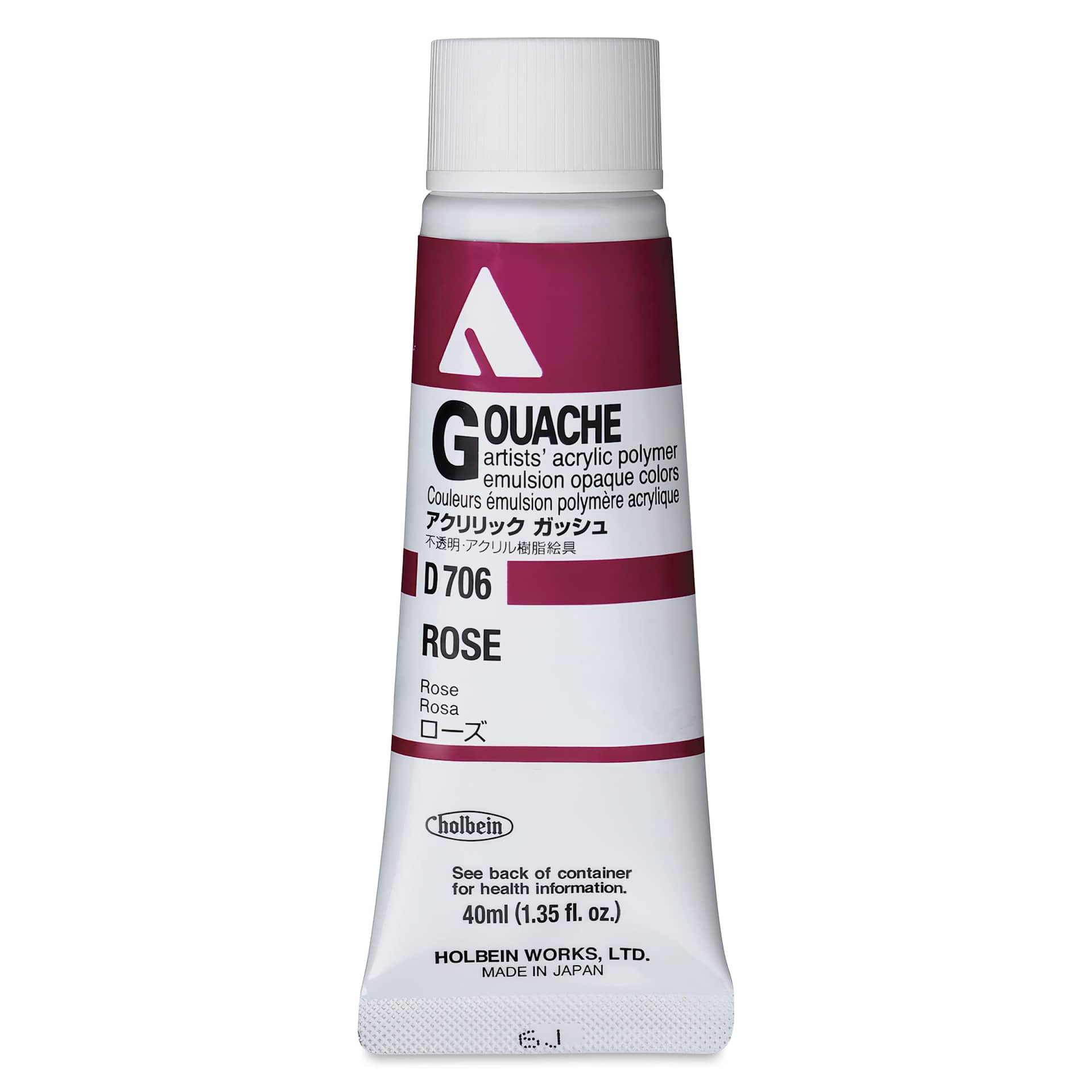 Holbein Acrylic Gouache - Rose, 40 ml