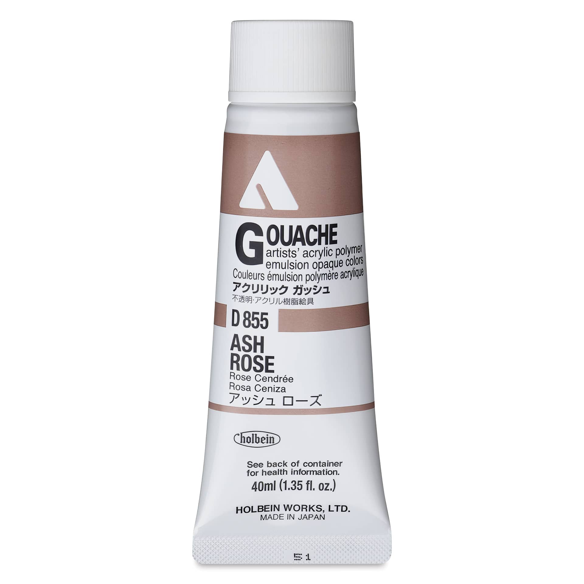 Holbein Acrylic Gouache – Ash Rose, 40 ml tube