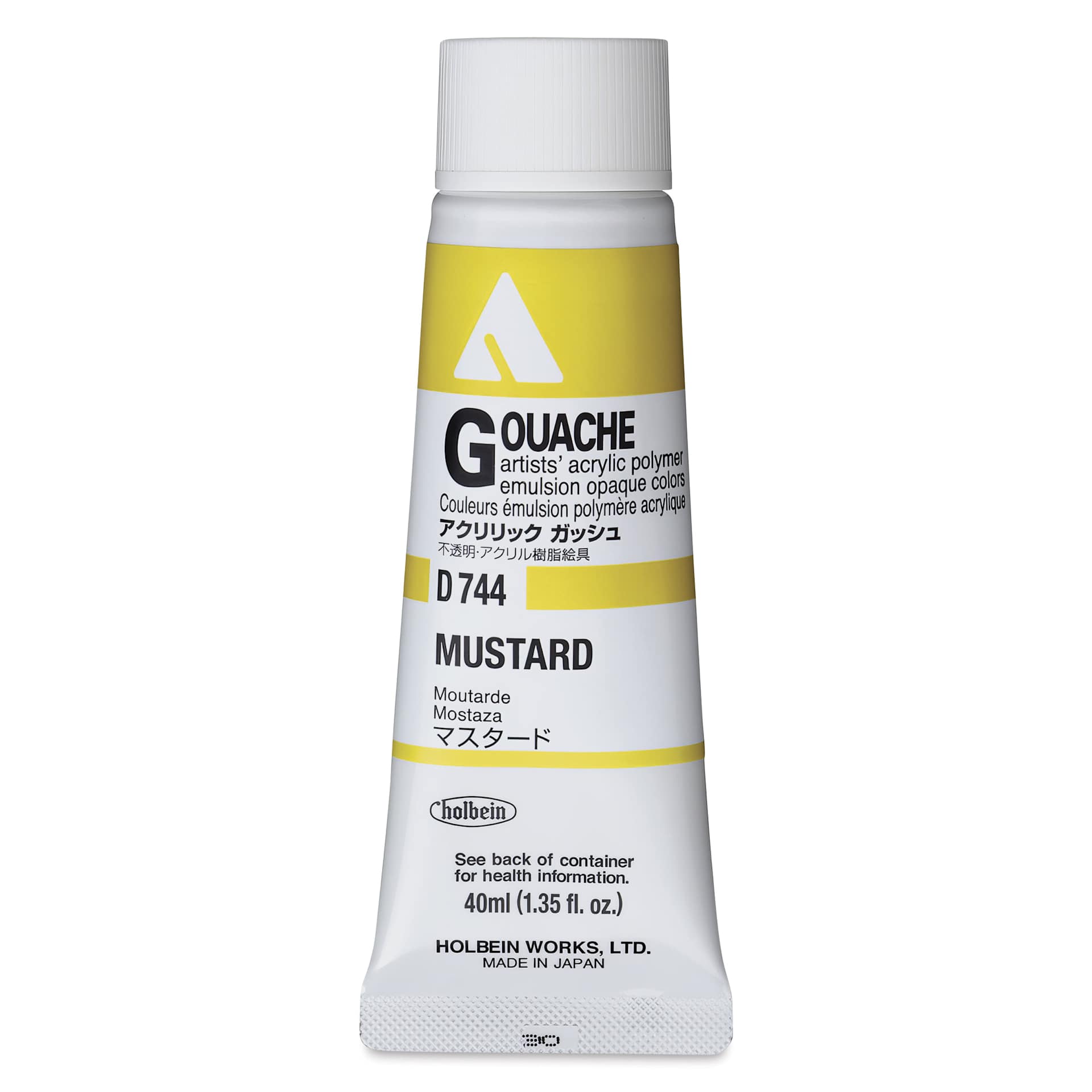 Holbein Acrylic Gouache – Mustard, 40 ml tube