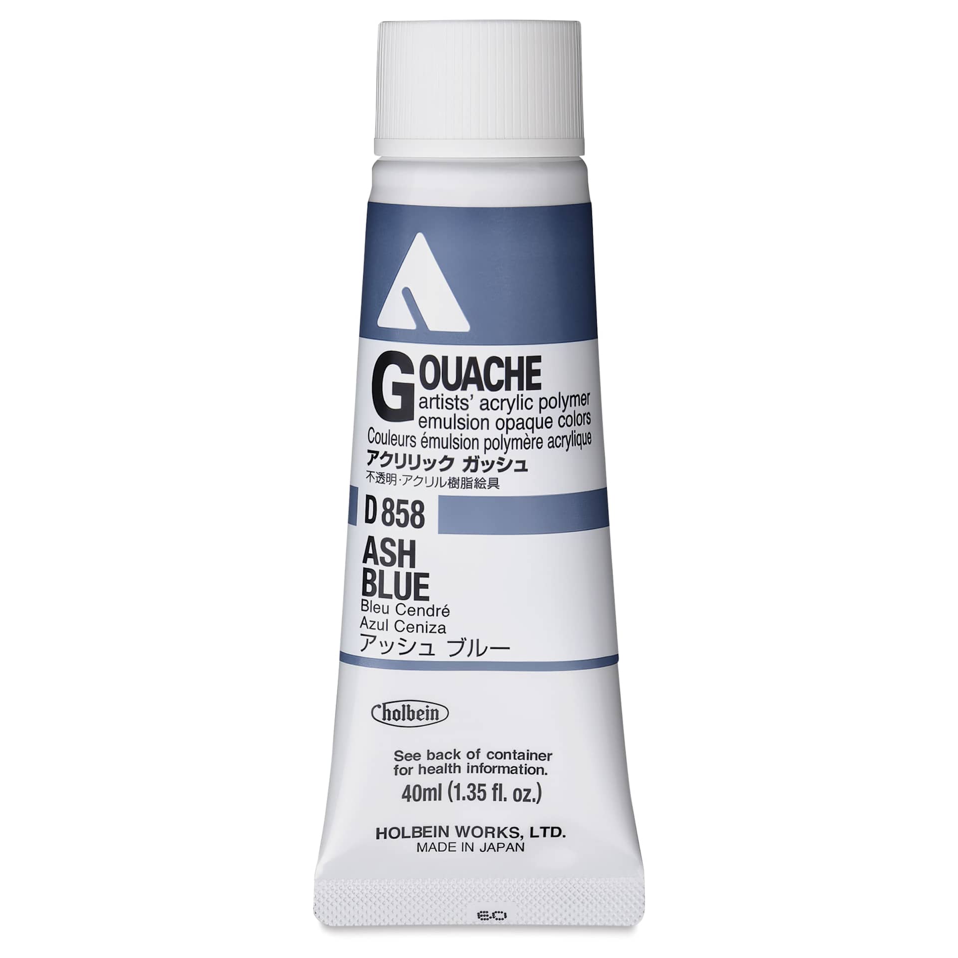 Holbein Acrylic Gouache – Ash Blue, 40 ml tube