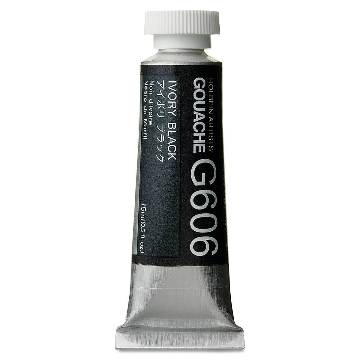 Holbein Artists' Gouache - Ivory Black, 15 ml tube