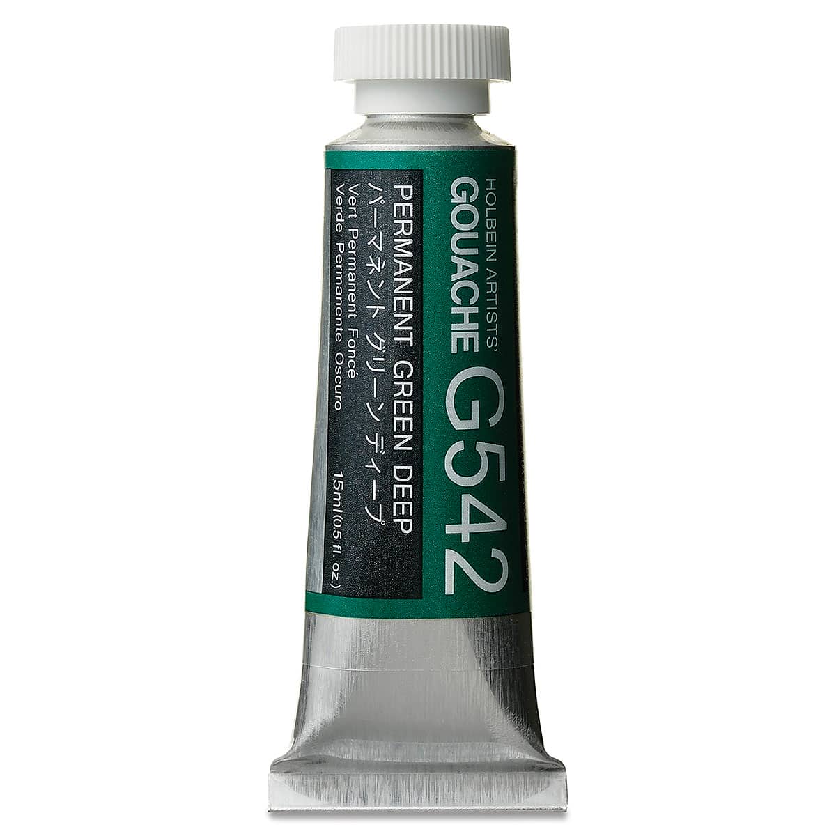 Holbein Artists' Gouache - Permanent Green Deep, 15 ml tube