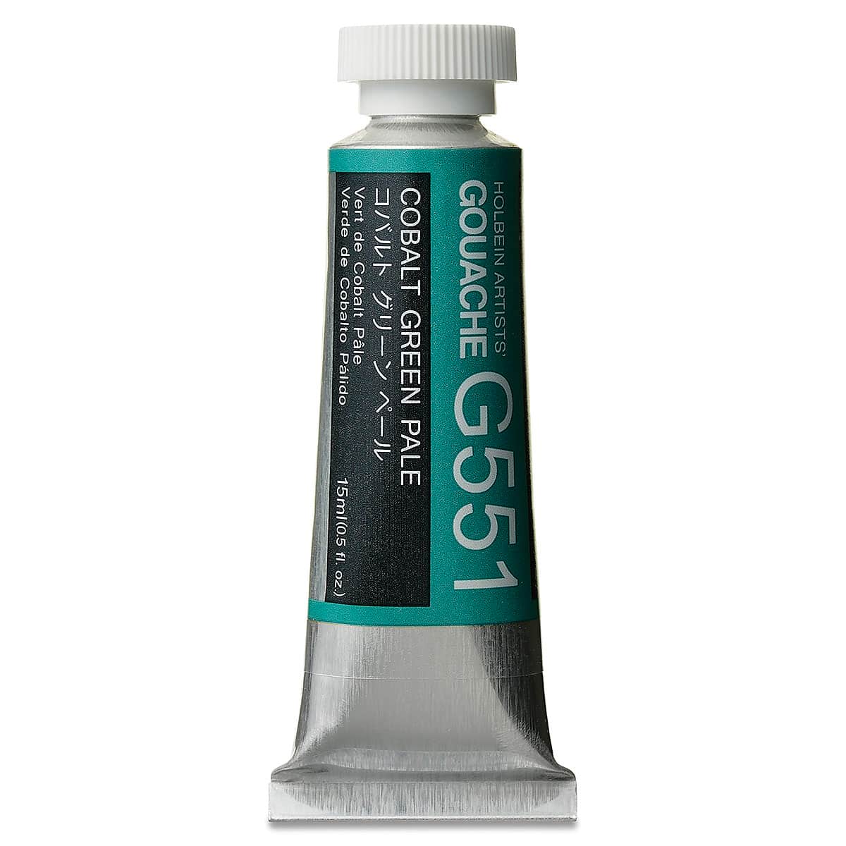 Holbein Artists' Gouache - Cobalt Green Pale, 15 ml tube