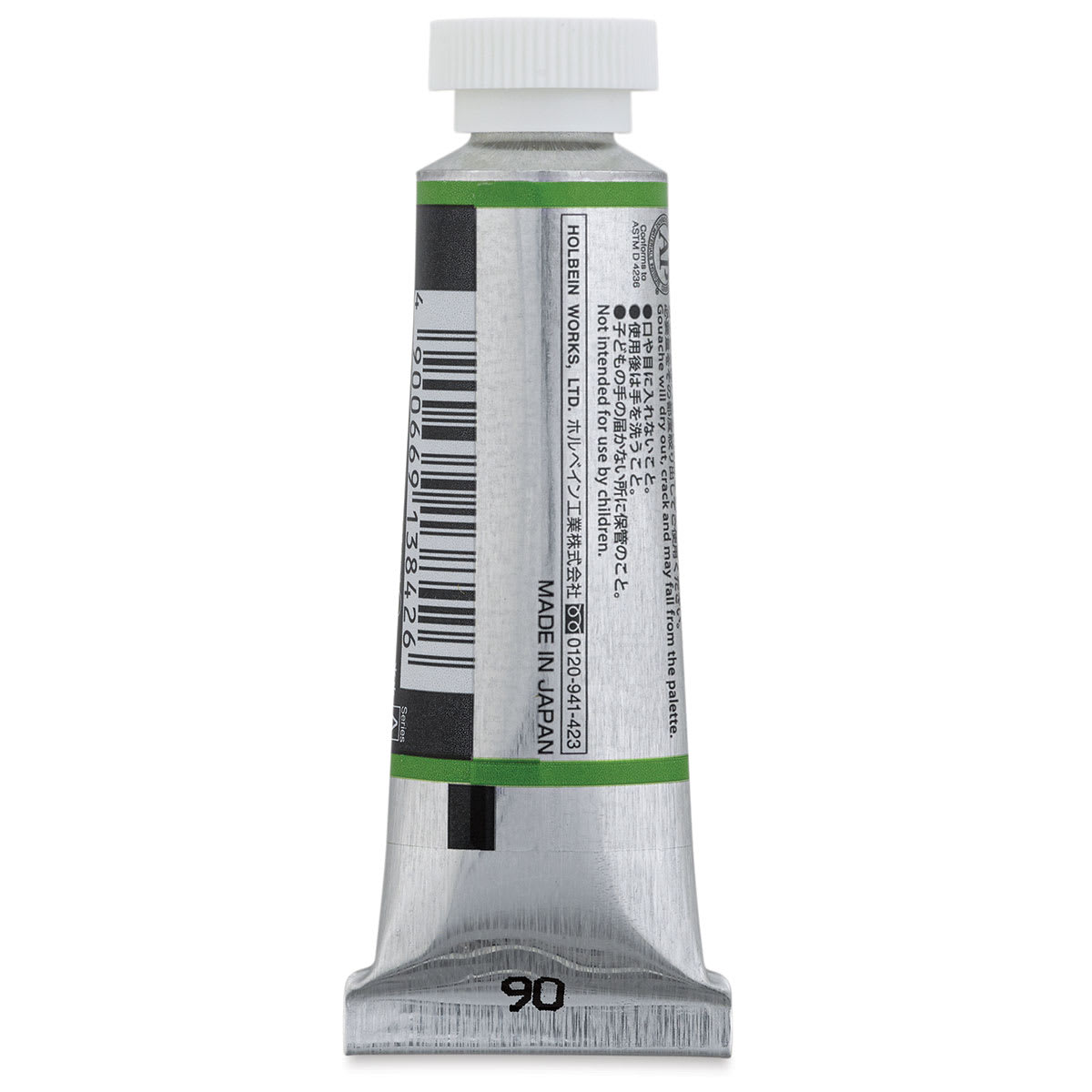 Holbein Irodori Artist Gouache - Seedling, 15 ml, Tube (Back of tube)