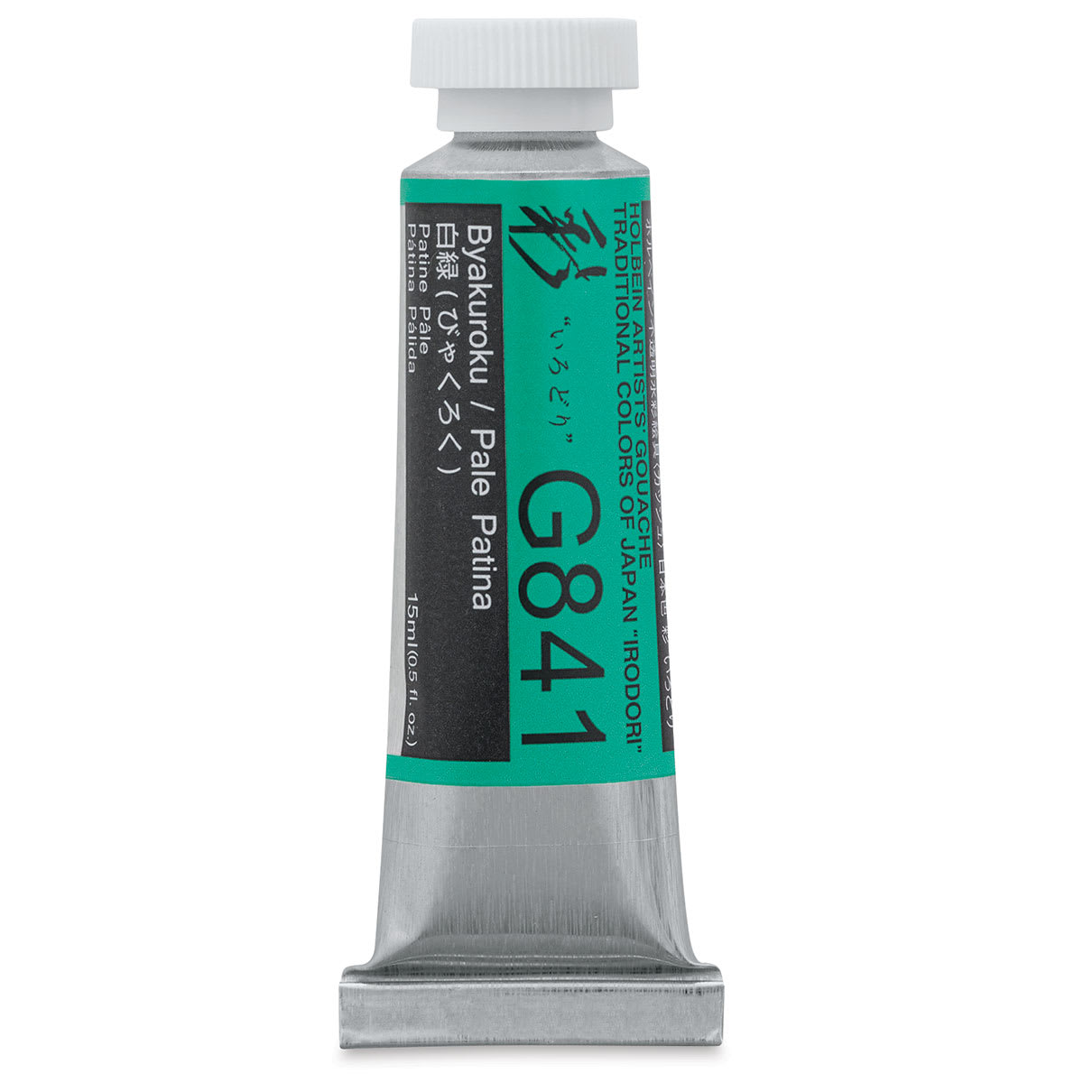 Holbein Irodori Artist Gouache - Pale Patina, 15 ml, Tube (Front of tube)