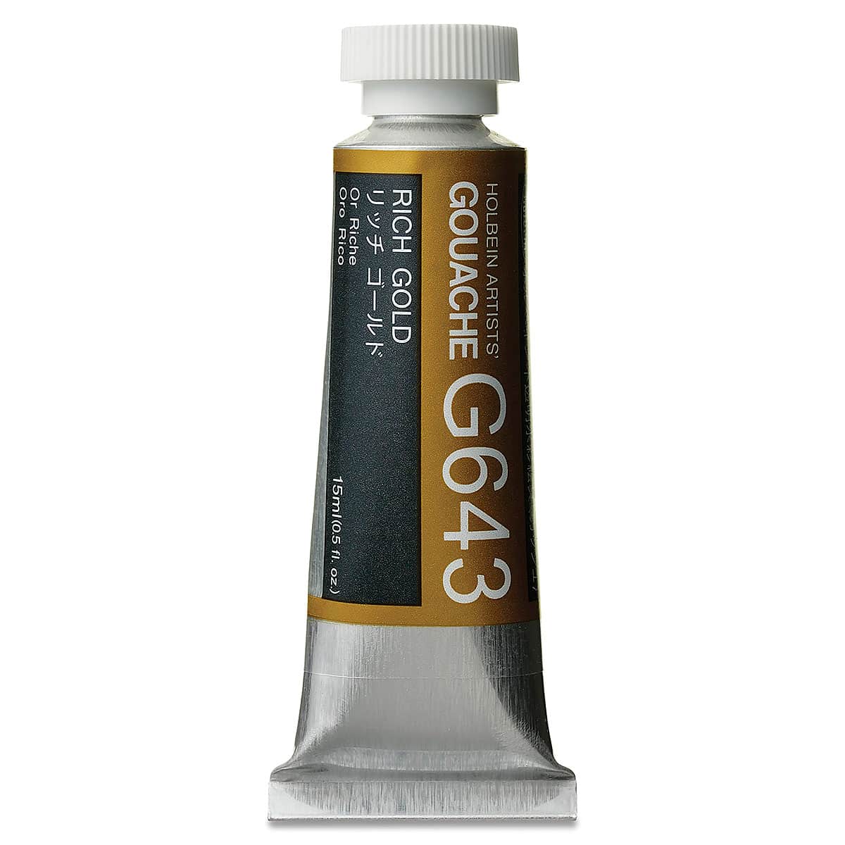 Holbein Artists' Gouache - Rich Gold, 15 ml tube