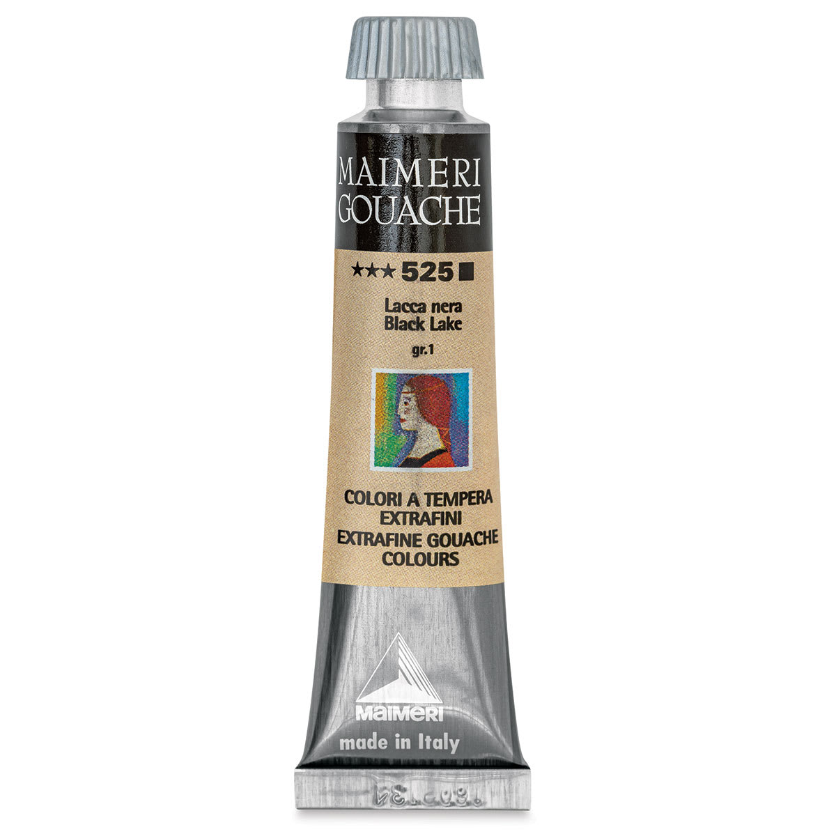 Maimeri Artist Gouache - Black Lake, 20 ml tube