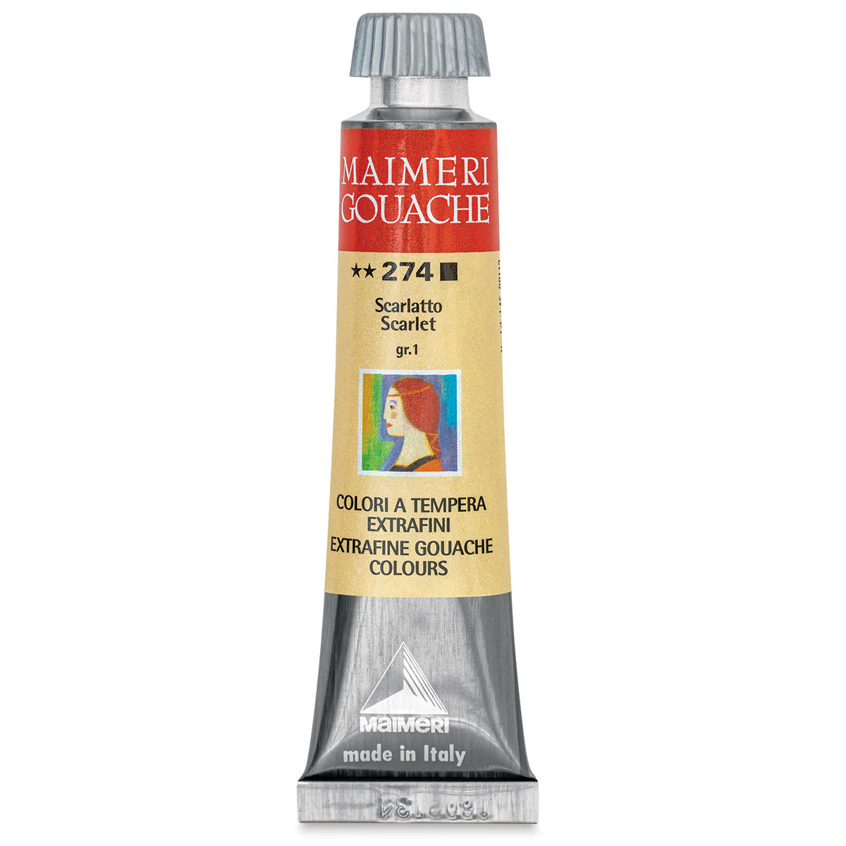 Maimeri Artist Gouache - Scarlet, 20 ml tube