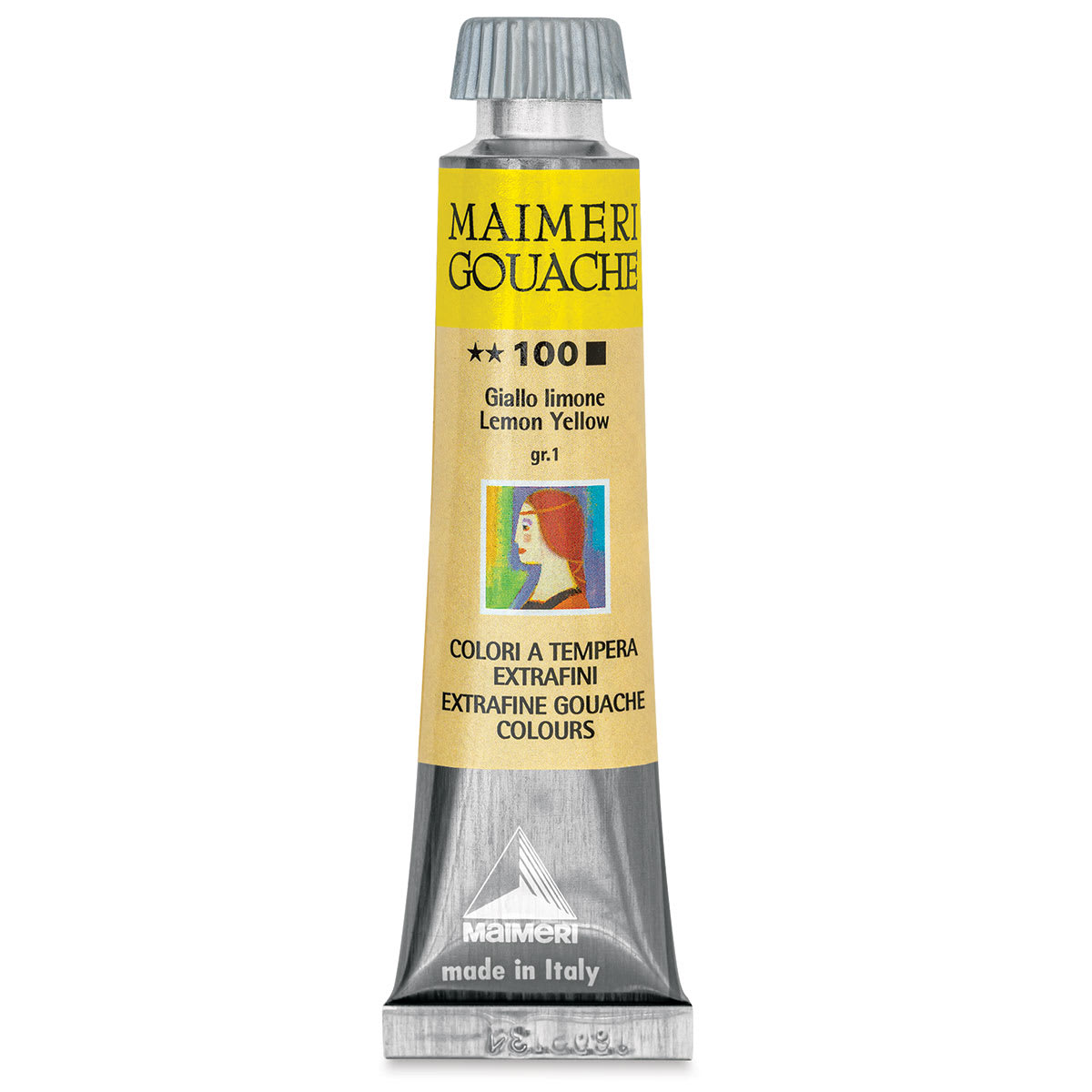 Maimeri Artist Gouache - Lemon Yellow, 20 ml  tube