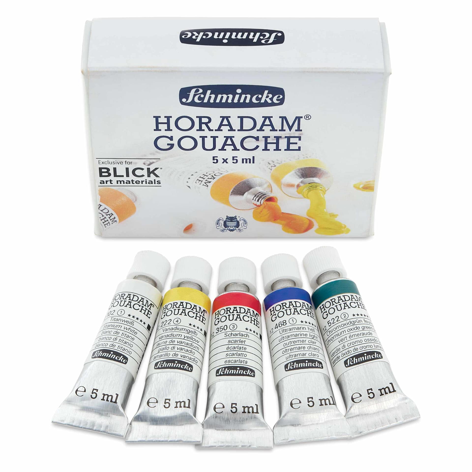 Schmincke Horadam Artist Gouache - BLICK Exclusive, Set of 5, 5 ml