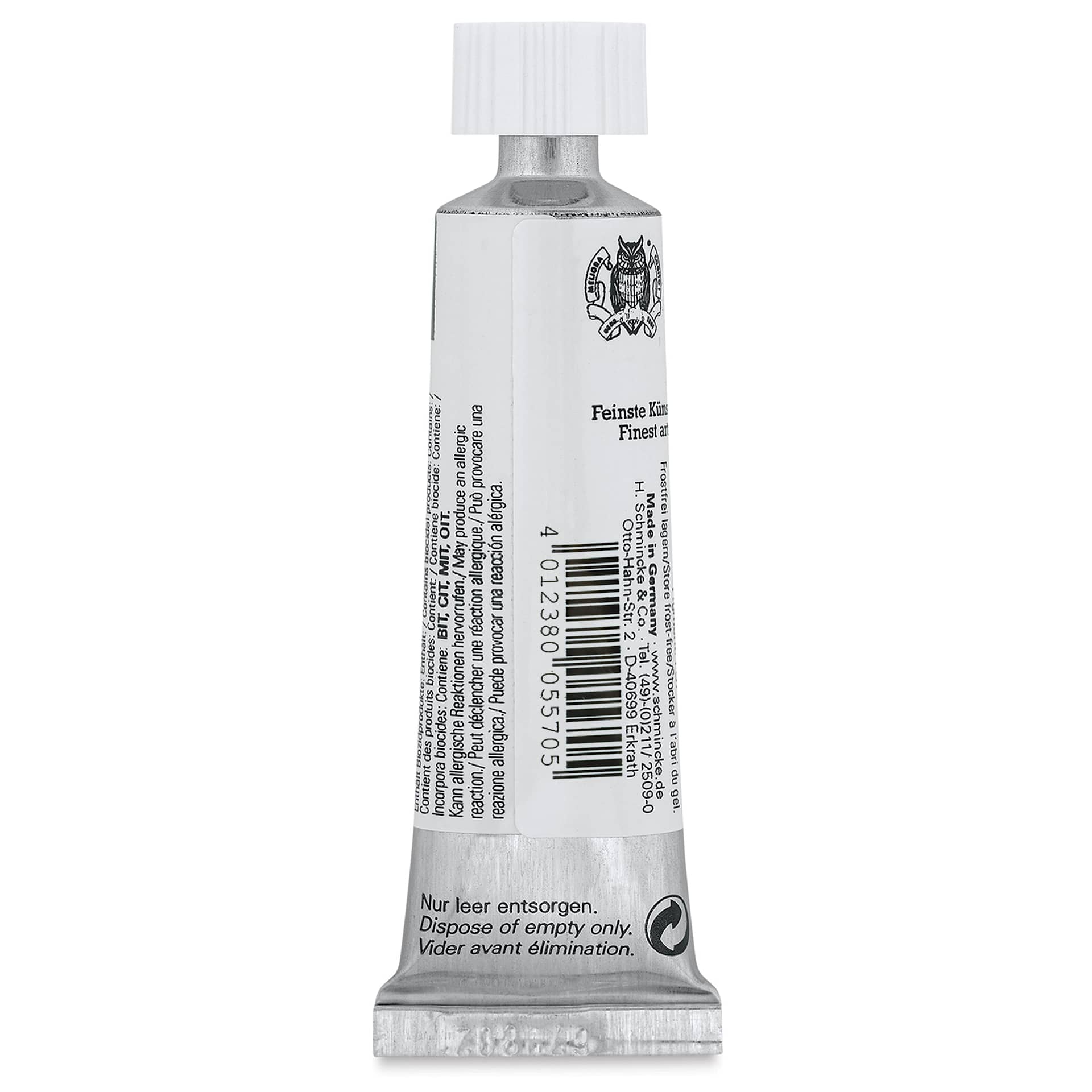 Schmincke Horadam Artist Gouache - Cadmium Red Light, 15 ml tube back