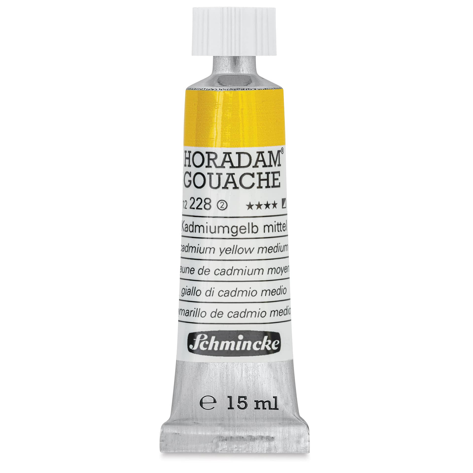Schmincke Horadam Artist Gouache - Cadmium Yellow Middle, 15 ml tube