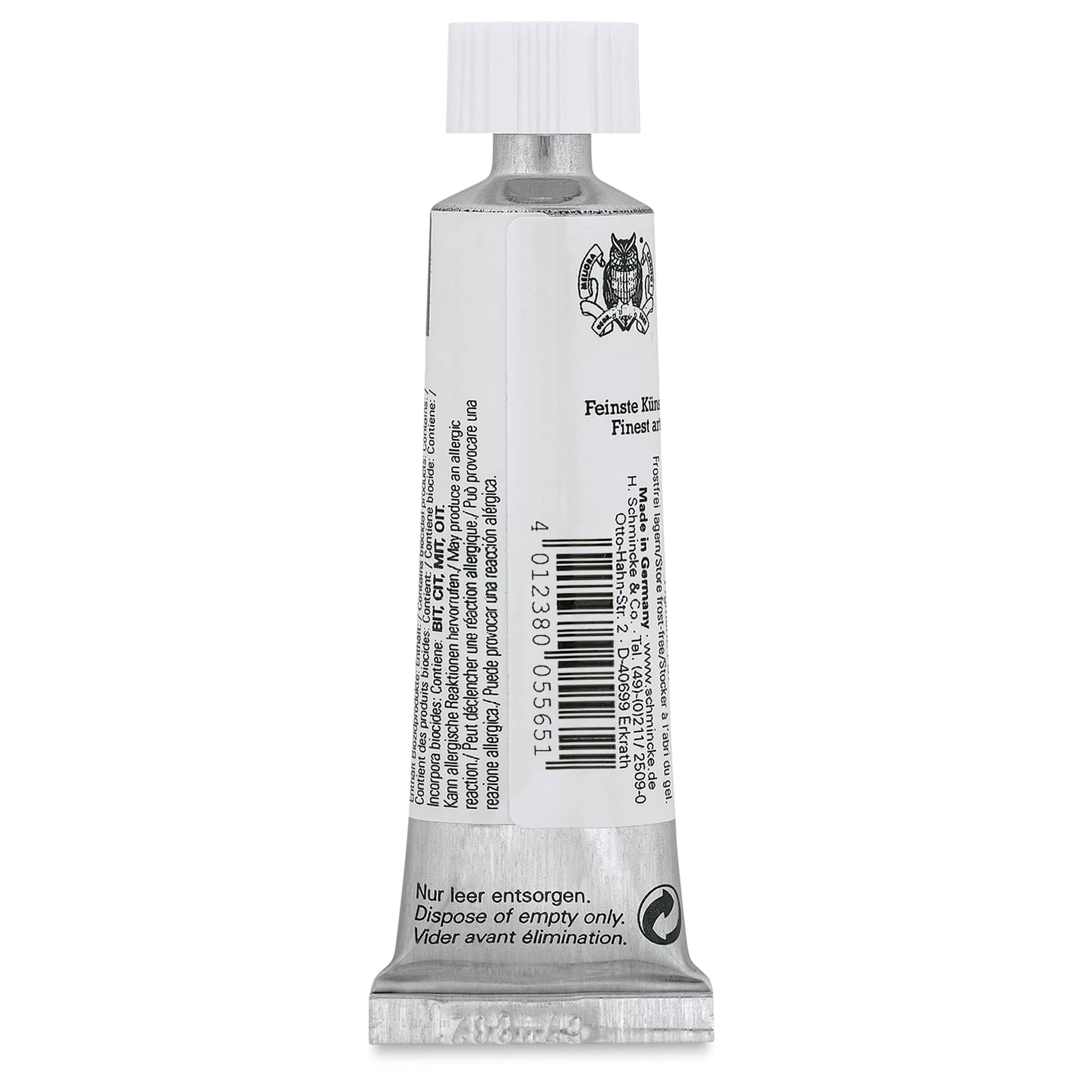 Schmincke Horadam Artist Gouache - Cadmium Yellow Tone, 15 ml tube back