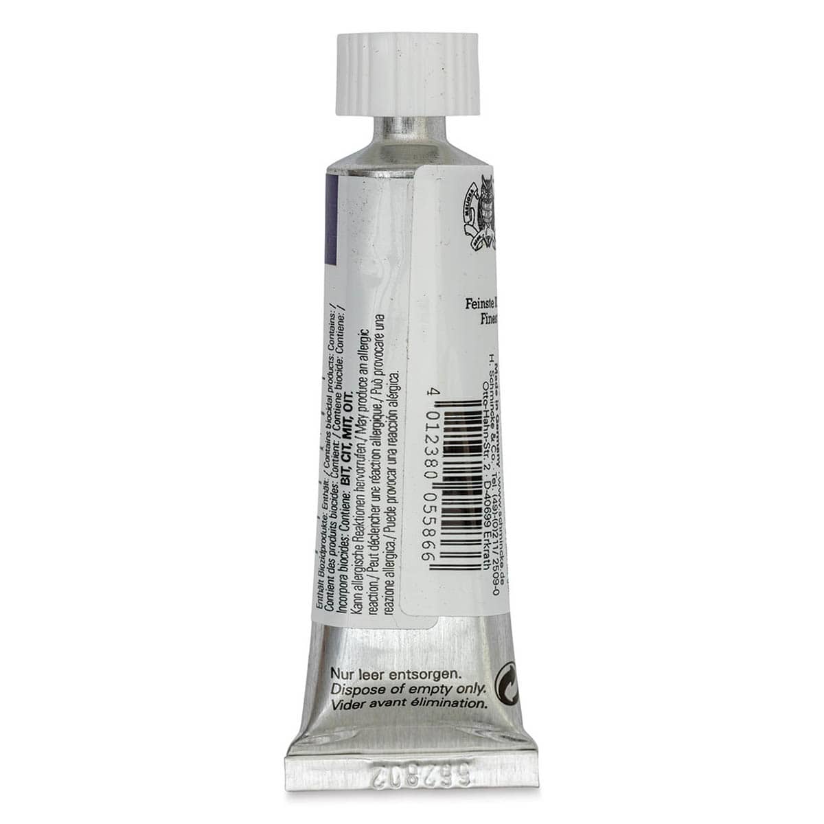 Schmincke Horadam Artist Gouache - Delft Blue, 15 ml tube back