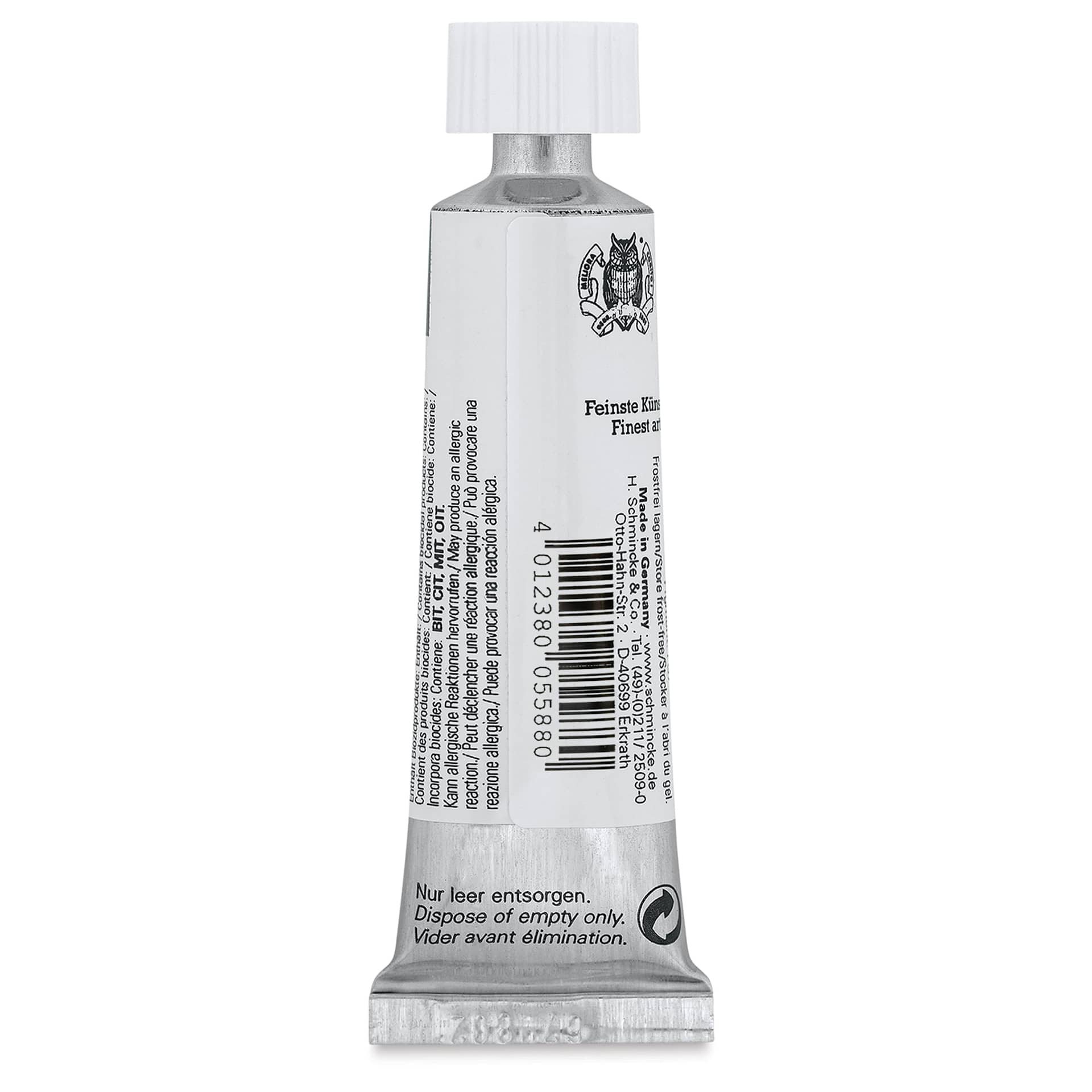 Schmincke Horadam Artist Gouache - Prussian Blue, 15 ml tube back