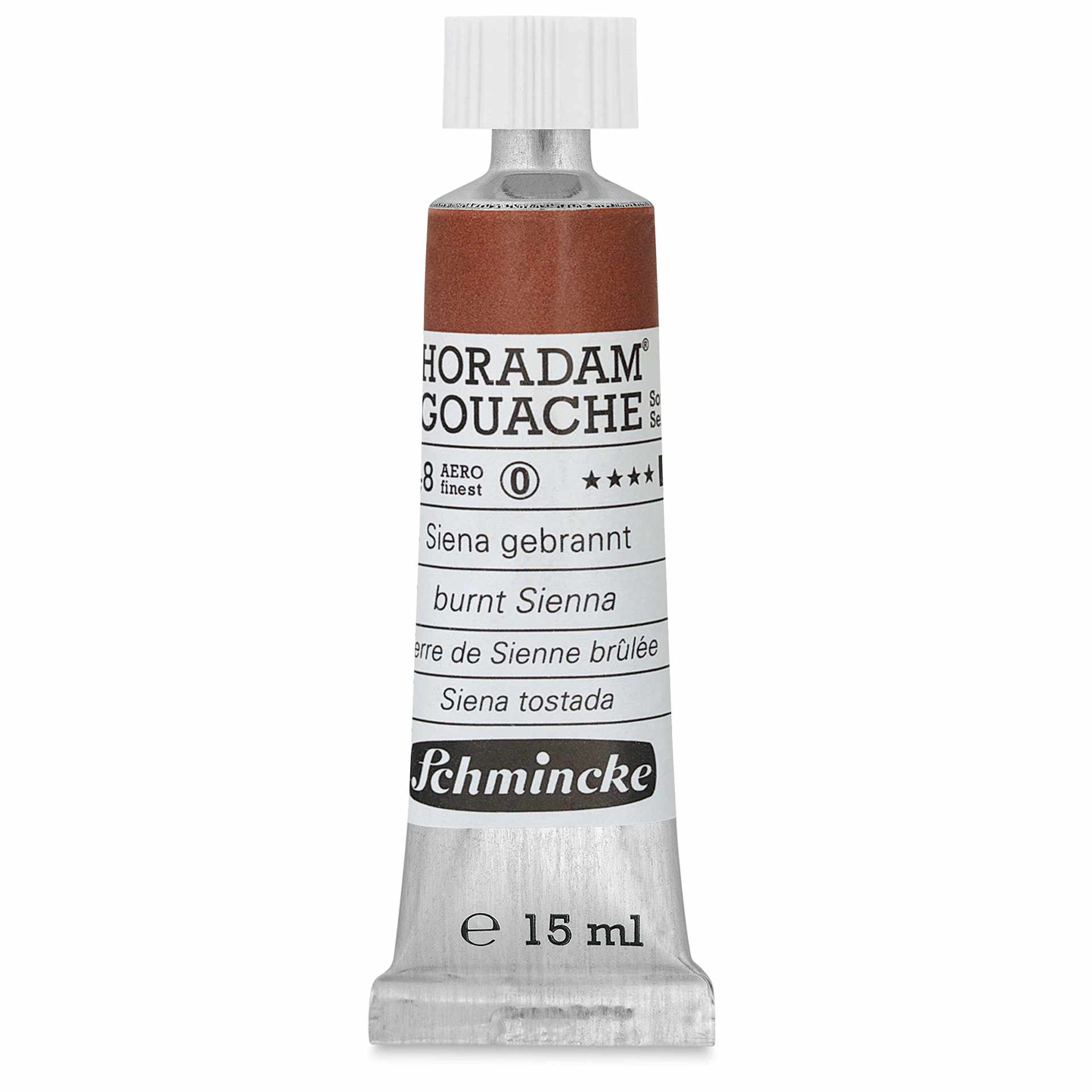 Schmincke Horadam Artist Gouache - Burnt Sienna, 15 ml tube