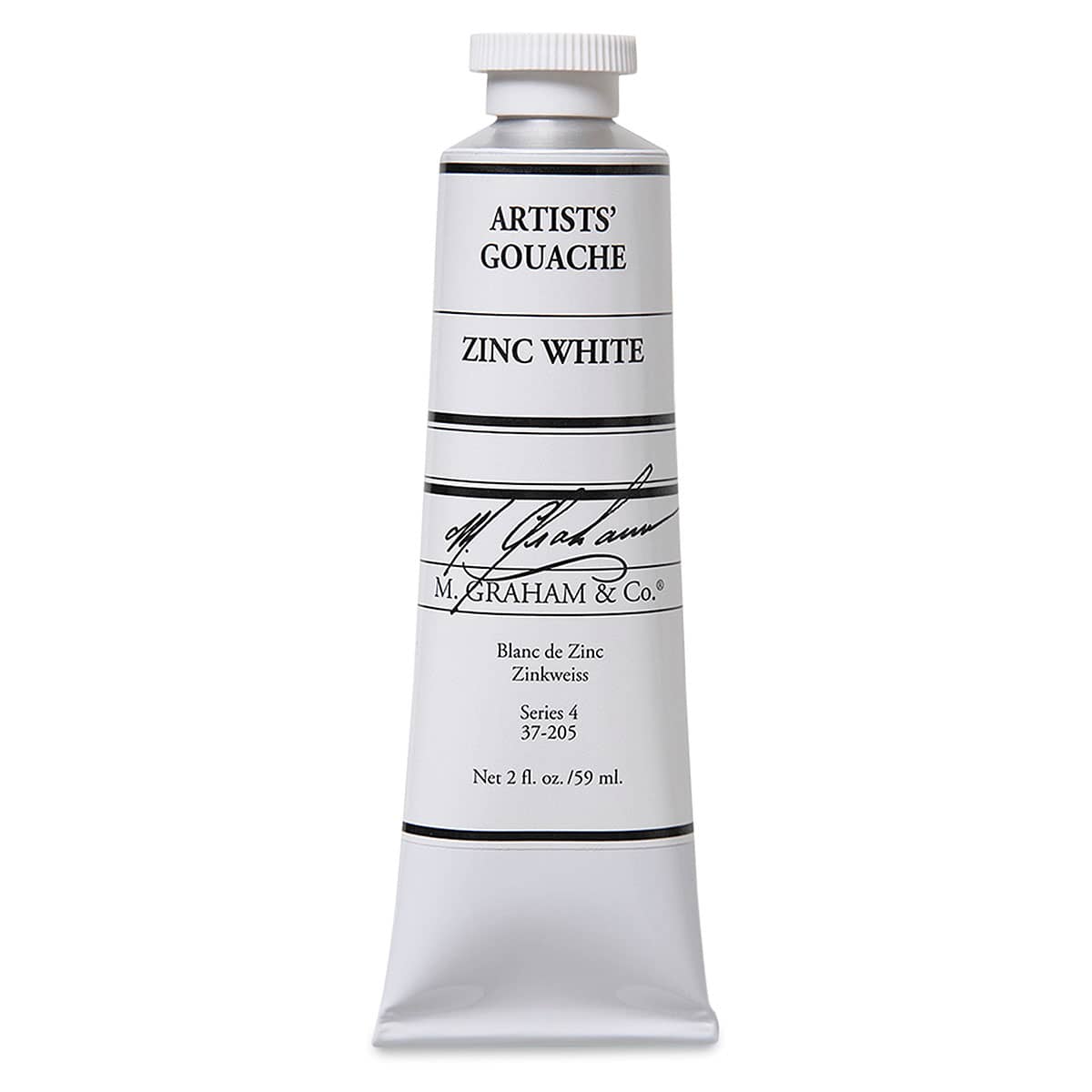 M. Graham Artists' Gouache - Zinc White, 59 ml tube