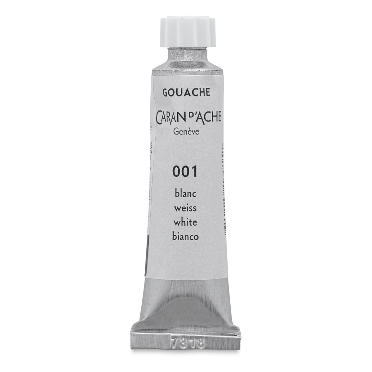 Caran d'Ache Studio Gouache - White, 10 ml, Tube