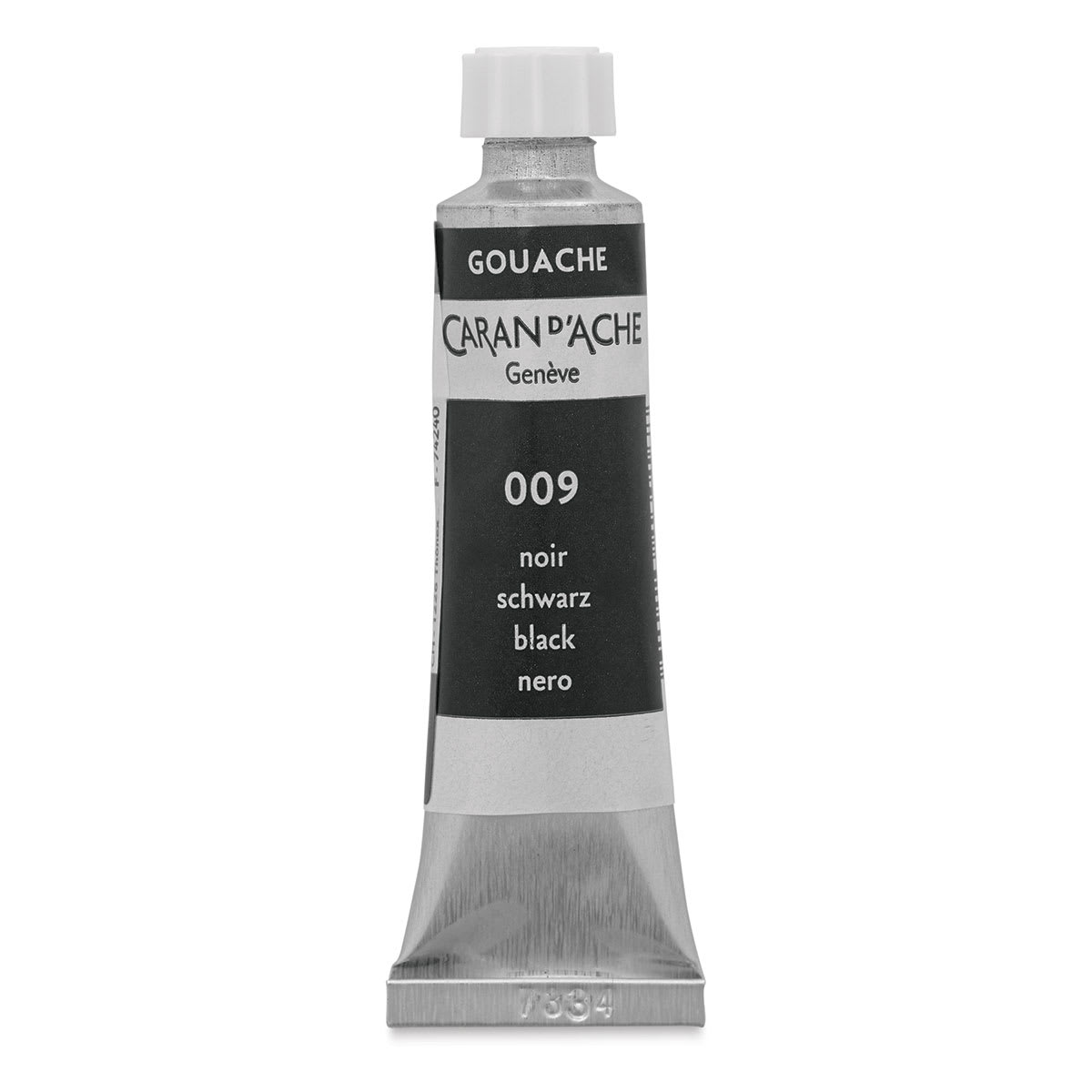 Caran d'Ache Studio Gouache - Black, 10 ml, Tube
