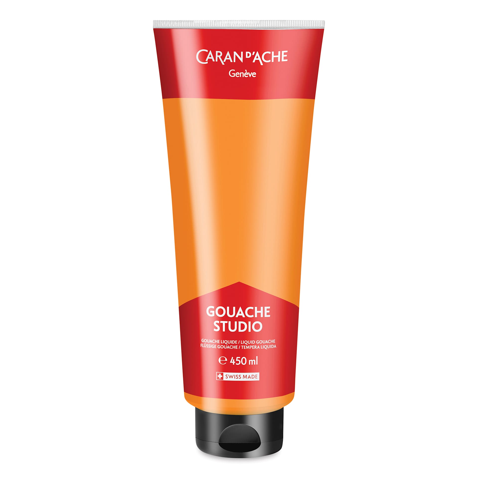 Caran d'Ache Studio Gouache - Orange, 450 ml, Tube