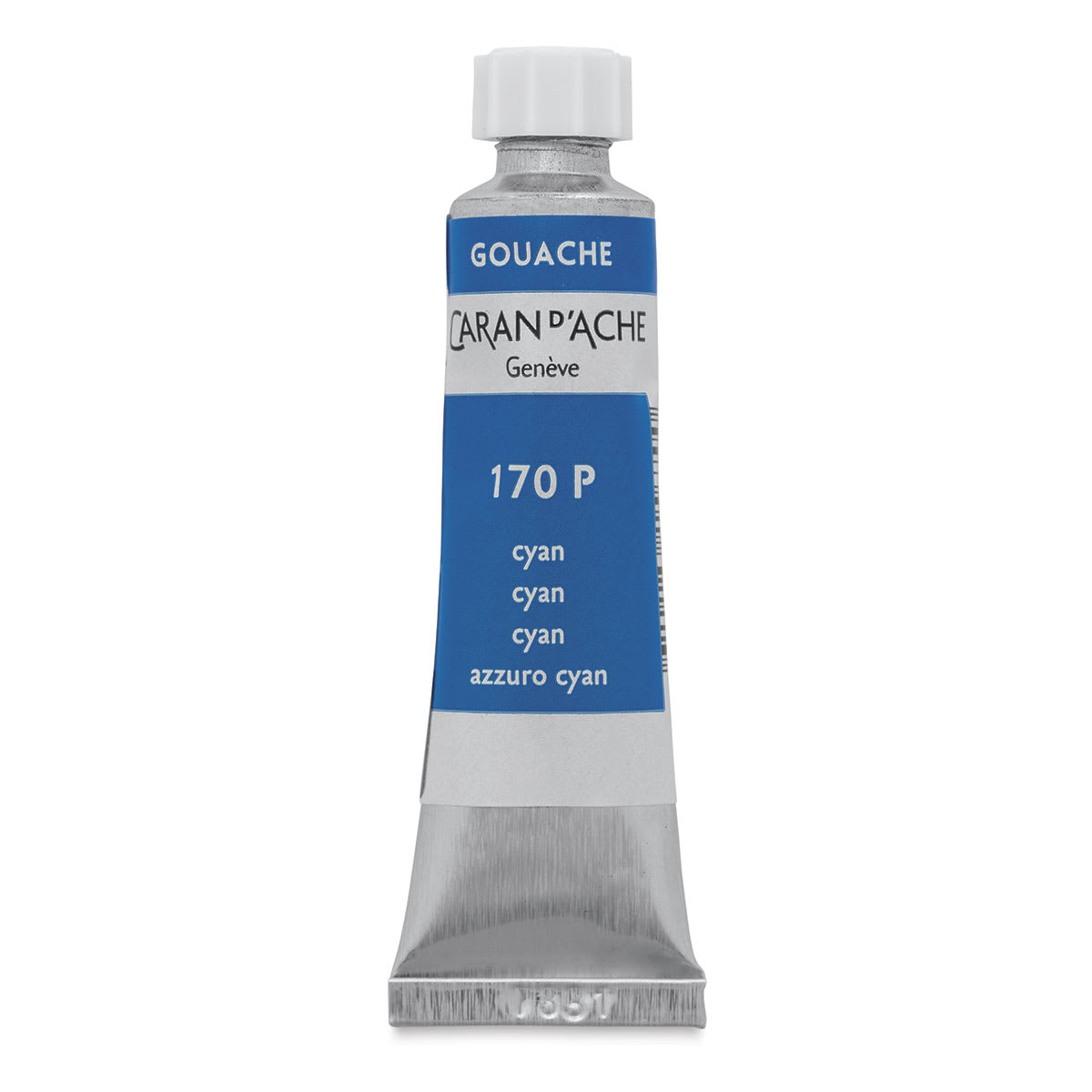 Caran d'Ache Studio Gouache - Cyan, 10 ml, Tube