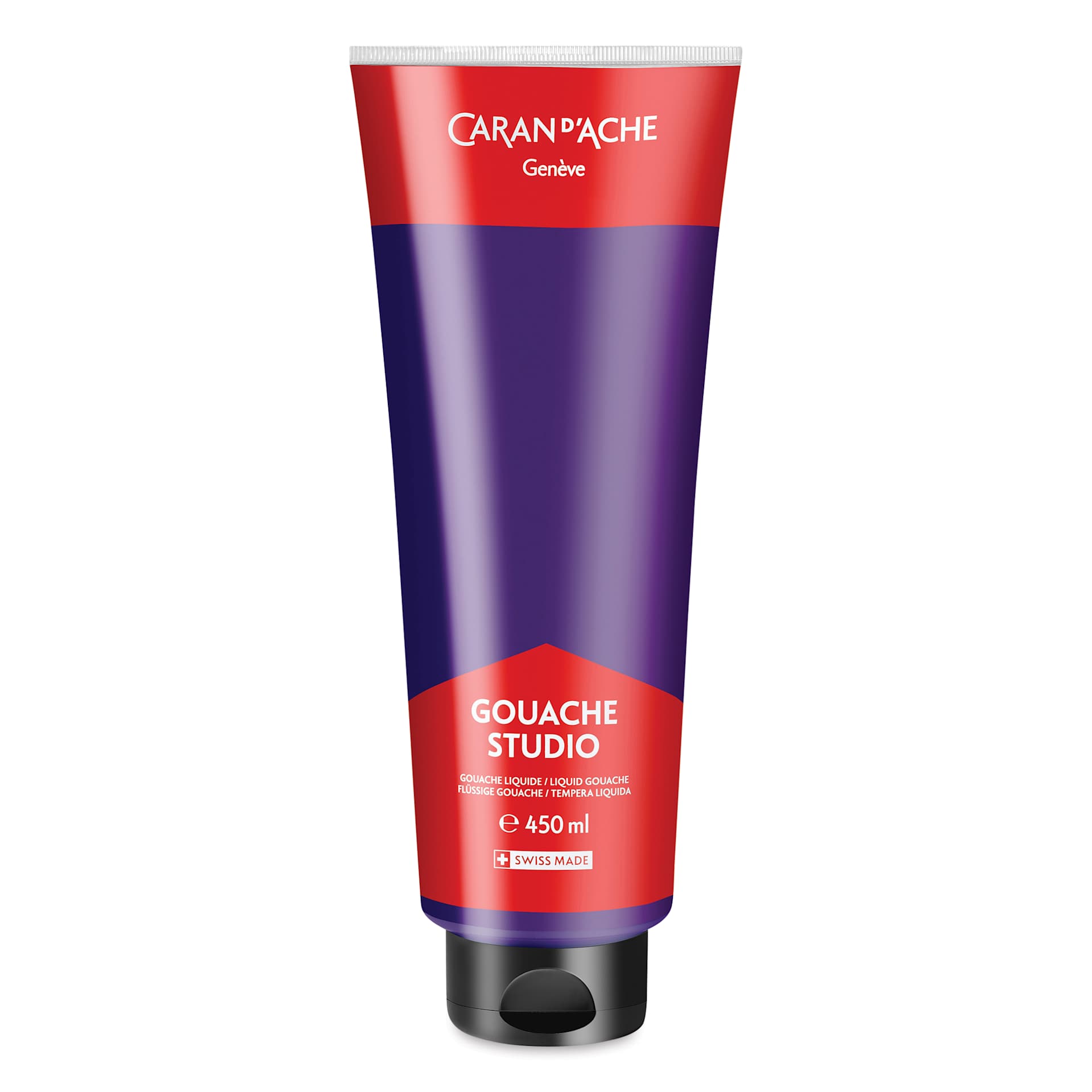 Caran d'Ache Studio Gouache - Violet, 450 ml, Tube