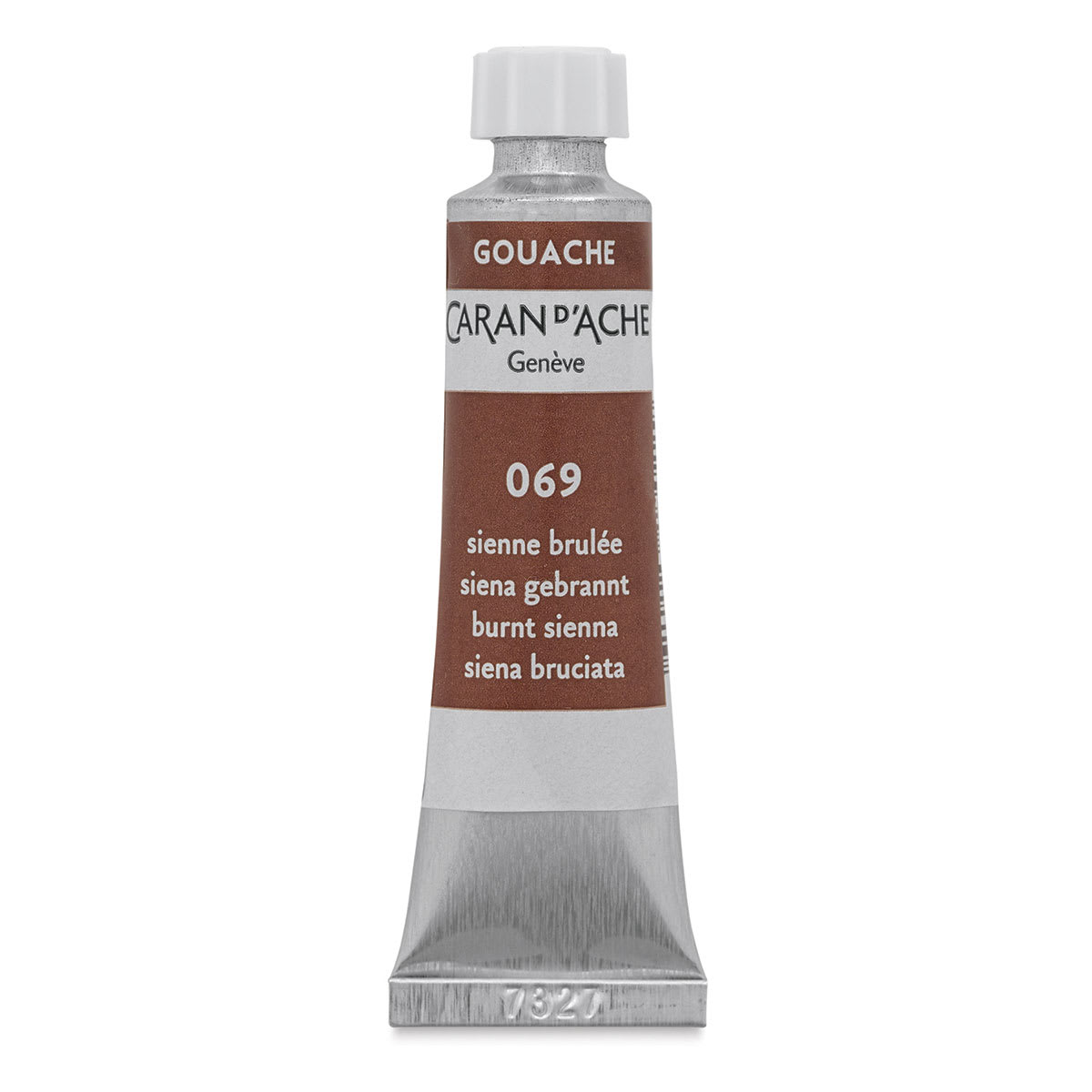 Caran d'Ache Studio Gouache - Burnt Sienna, 10 ml, Tube