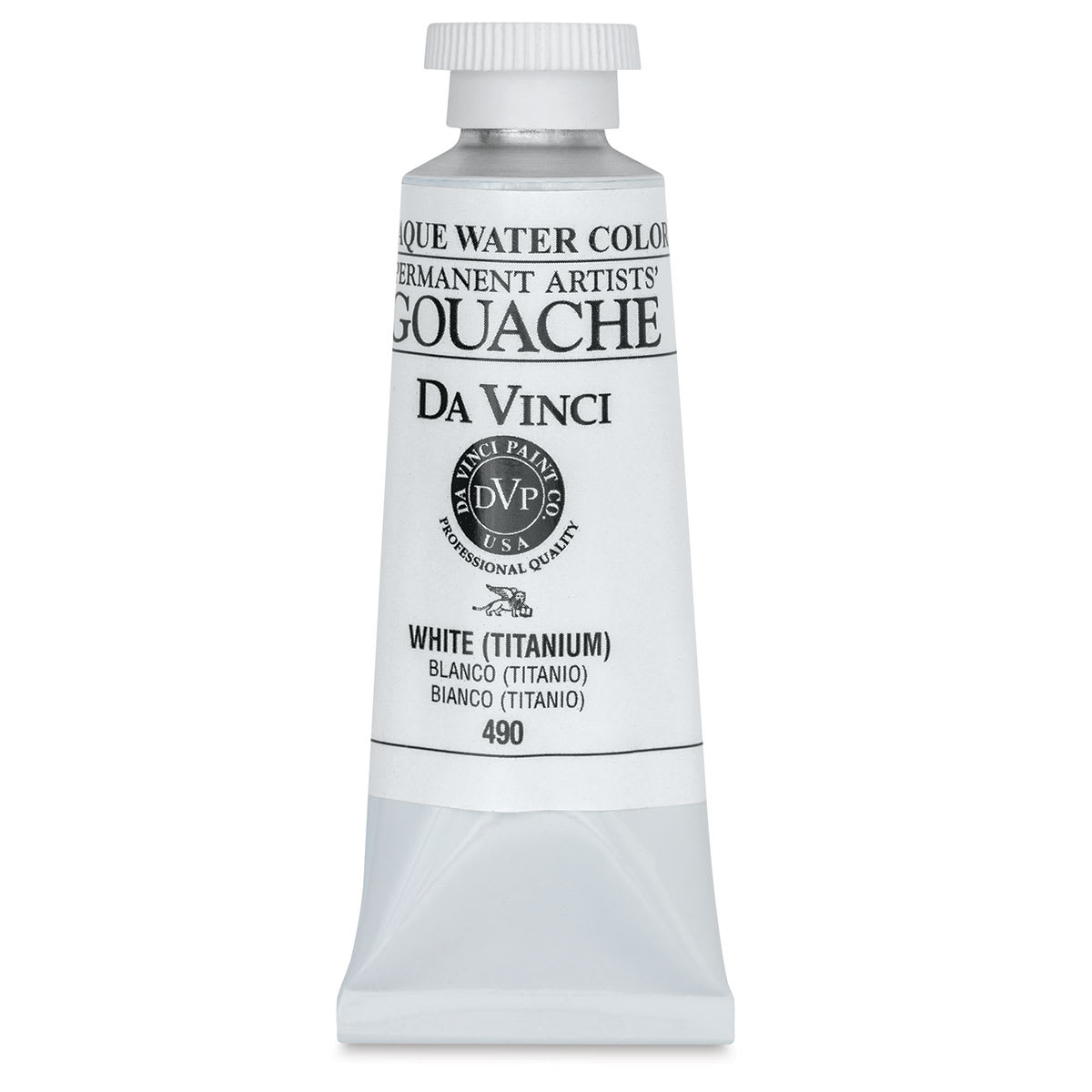 Da Vinci Professional Gouache - White (Titanium), 37 ml tube