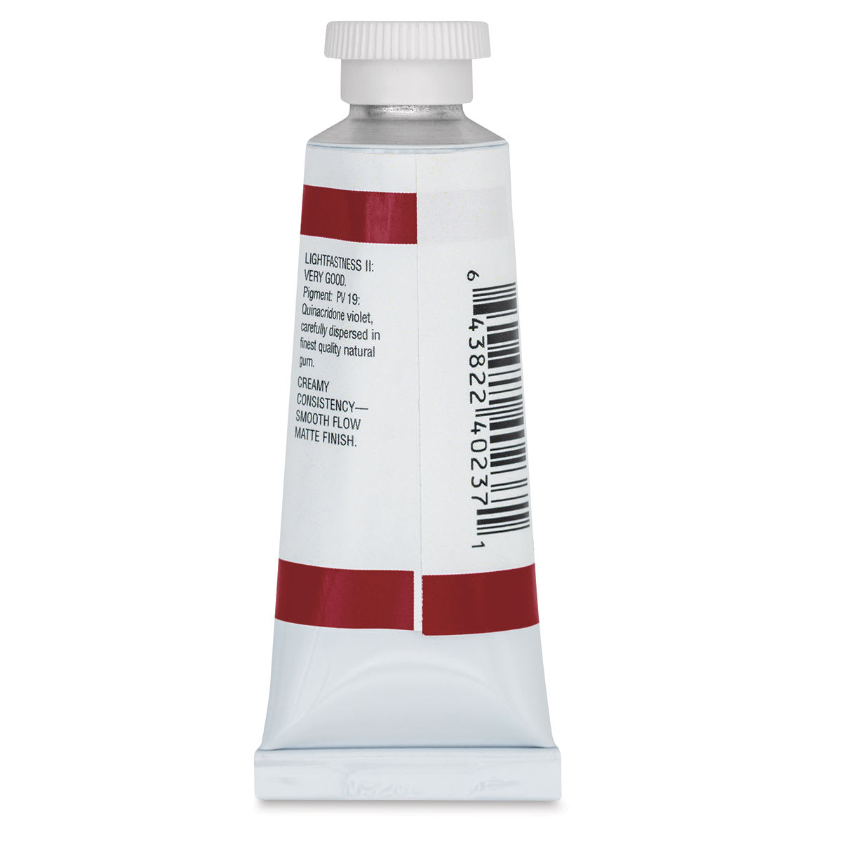 Da Vinci Professional Gouache - Alizarin Crimson Permanent, 37 ml tube back