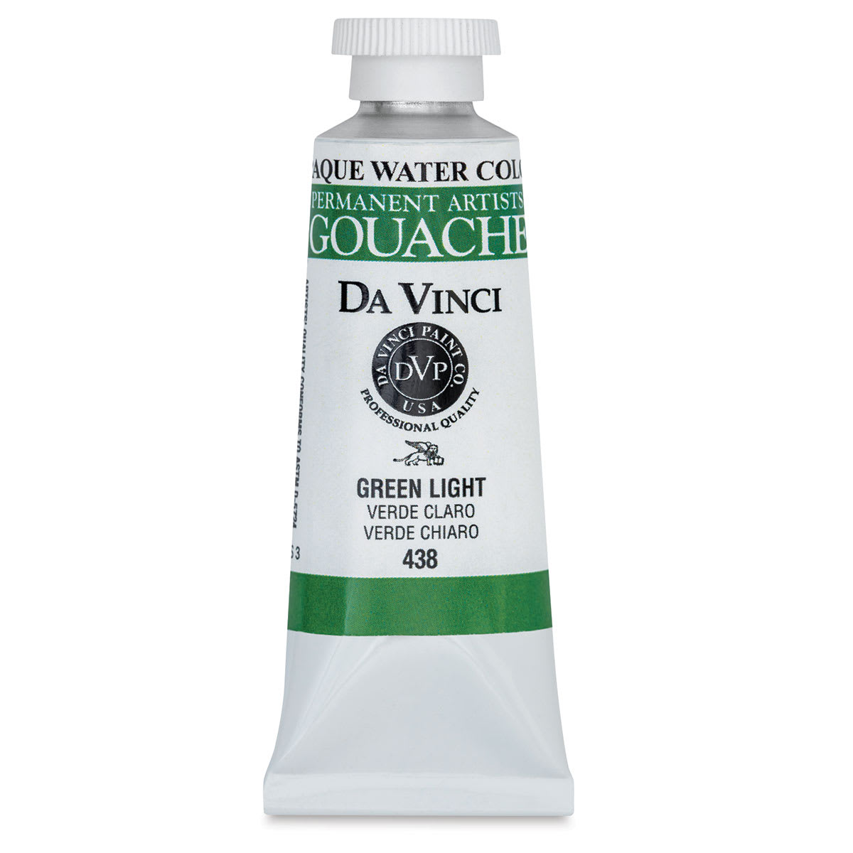 Da Vinci Professional Gouache - Green Light, 37 ml tube