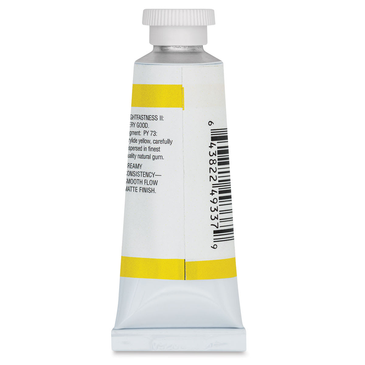Da Vinci Professional Gouache - Yellow Medium, 37 ml tube back