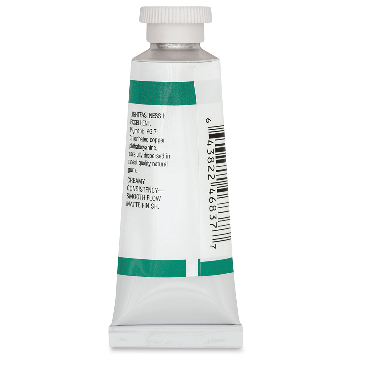 Da Vinci Professional Gouache - Phthalo Green, 37 ml tube back